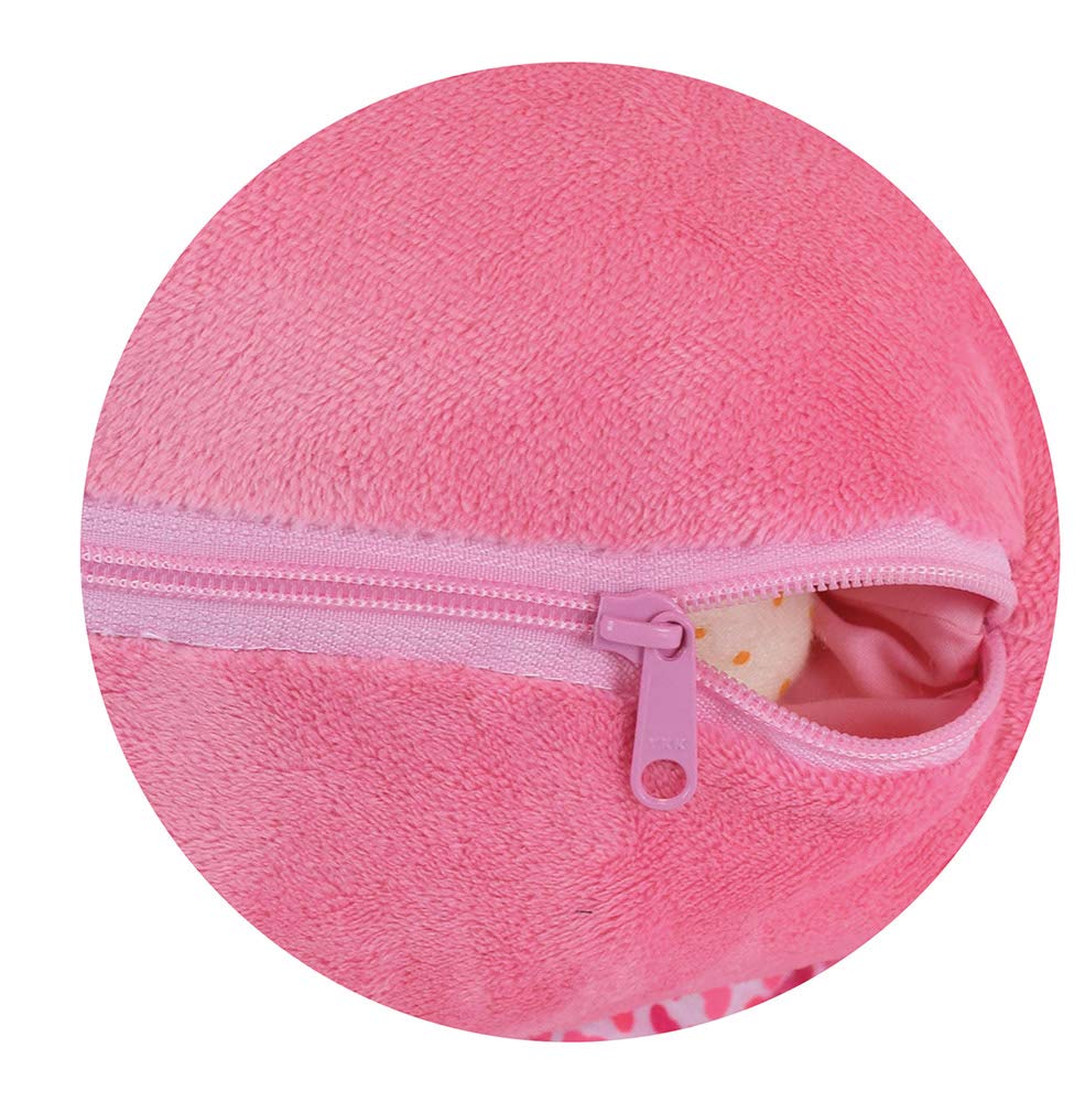 023763 Flamingo Plush Toy with Matching Pajama Set, 20.5 Inches, Pink - Perfect for Kids' Bedtime, Nursery Decor & Gift Ideas