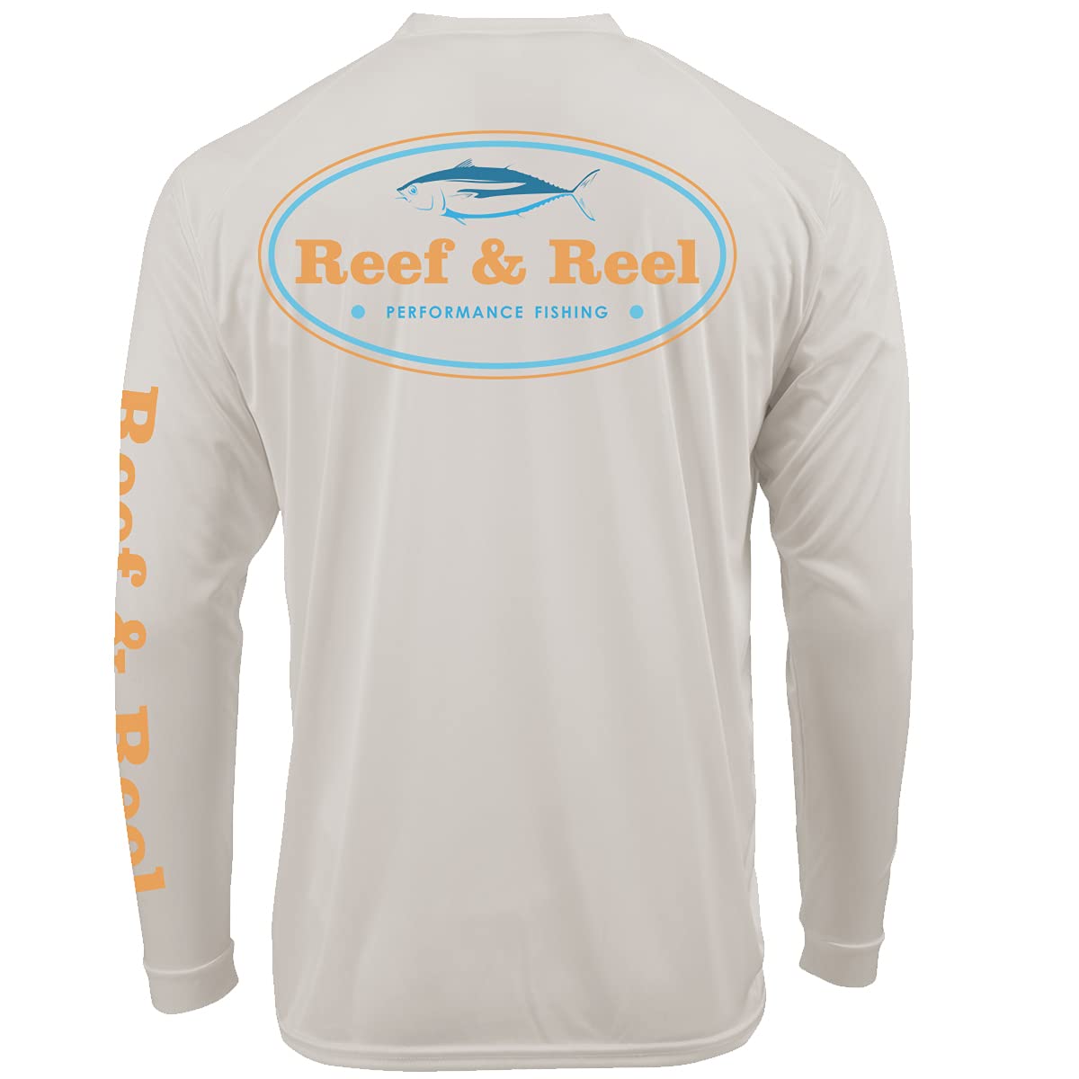 Reef & Reel Tuna Men's UPF 50+ Long Sleeve Performance Fishing Shirt - Sun Protection for Fishing, Boating & Outdoor Activities