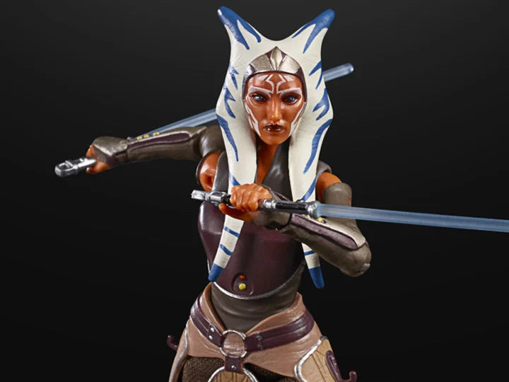 Star Wars The Black Series Ahsoka Tano (Rebels) Action Figure - Premium Collectible Toy for Fans, Gift for Star Wars Enthusiasts | Display, Cosplay, and Role-Playing Scenes