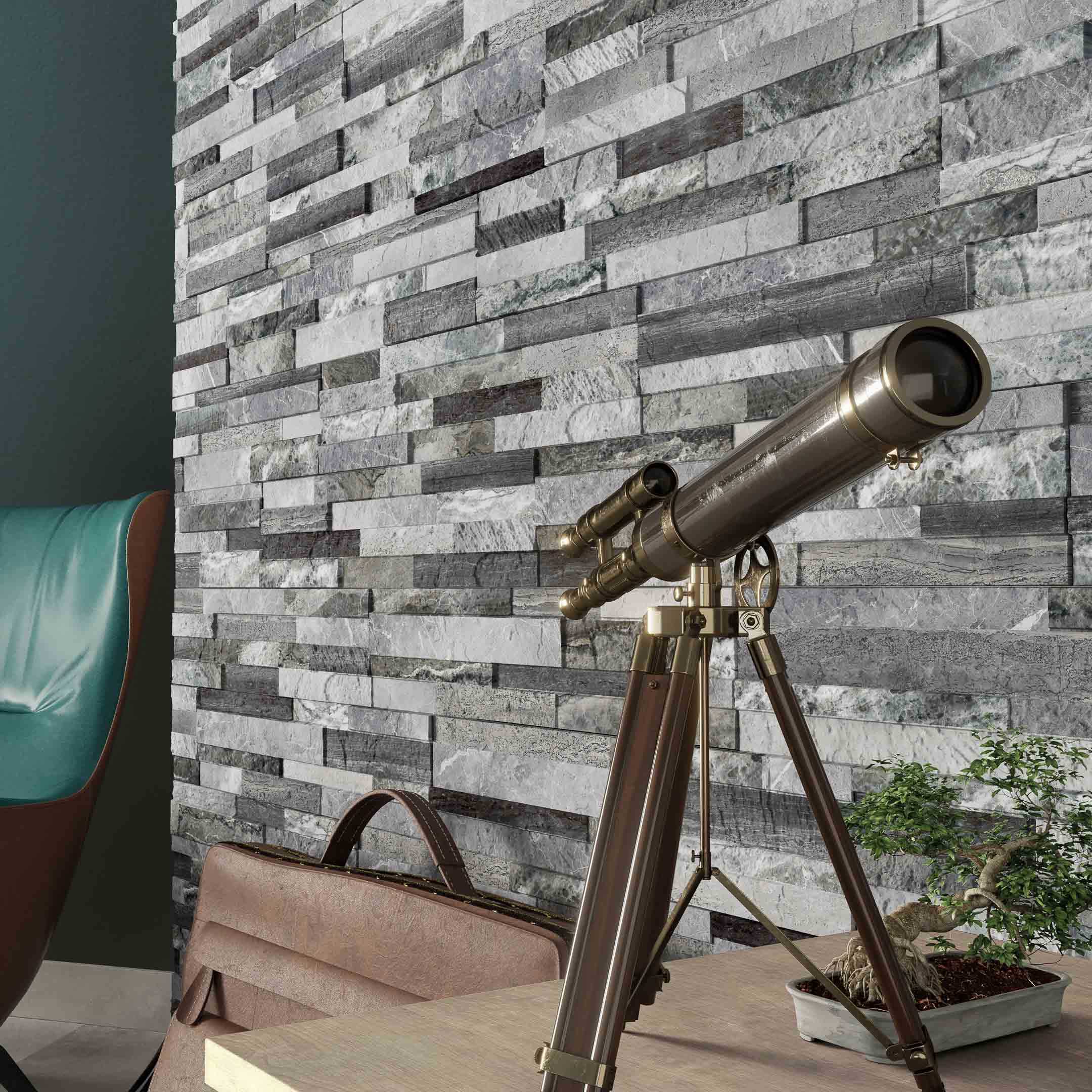 Tiffany 3D Ledger Panel Wall Tile - Modern Decorative Wall Cladding for Living Room, Bedroom & Office