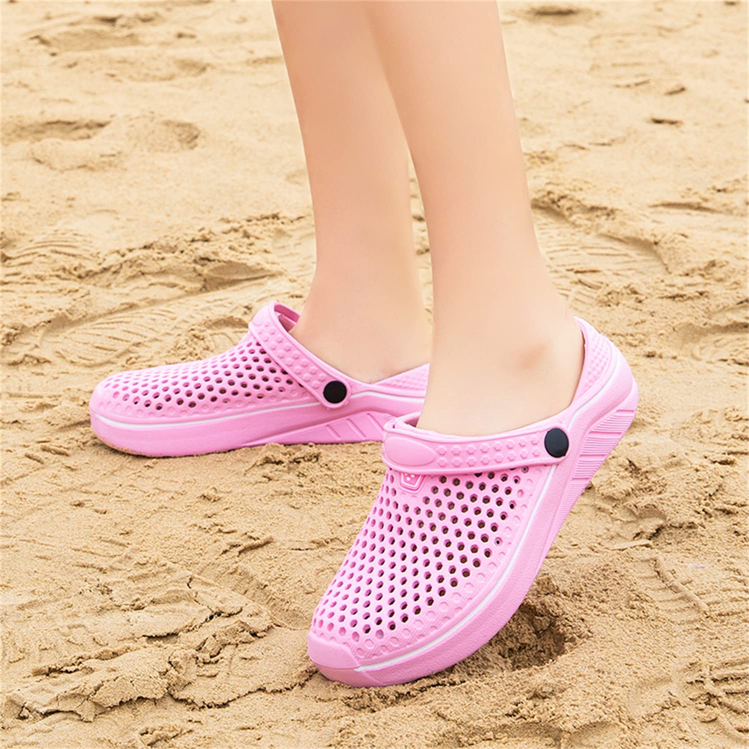 **Women's Garden Clogs - Breathable Water Shoes for Beach, Bathing, Walking & Travel - Comfortable Slip-On Slippers for Home, Pool & Outdoor Activities**