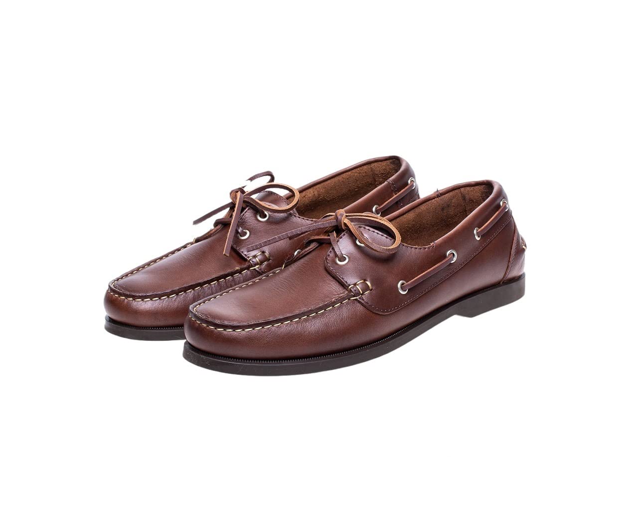 Men's John White by Eye Abinger Genuine Leather Boat Shoes - Comfortable & Stylish Loafers for Casual Wear, Sailing, and Summer Outfits