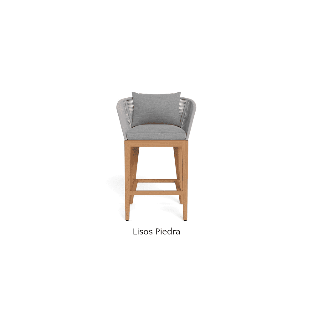 Avalon Outdoor Bar Stool - Weather-Resistant Patio Stool for Backyard, Deck, or Poolside - Perfect for Outdoor Dining & Entertaining