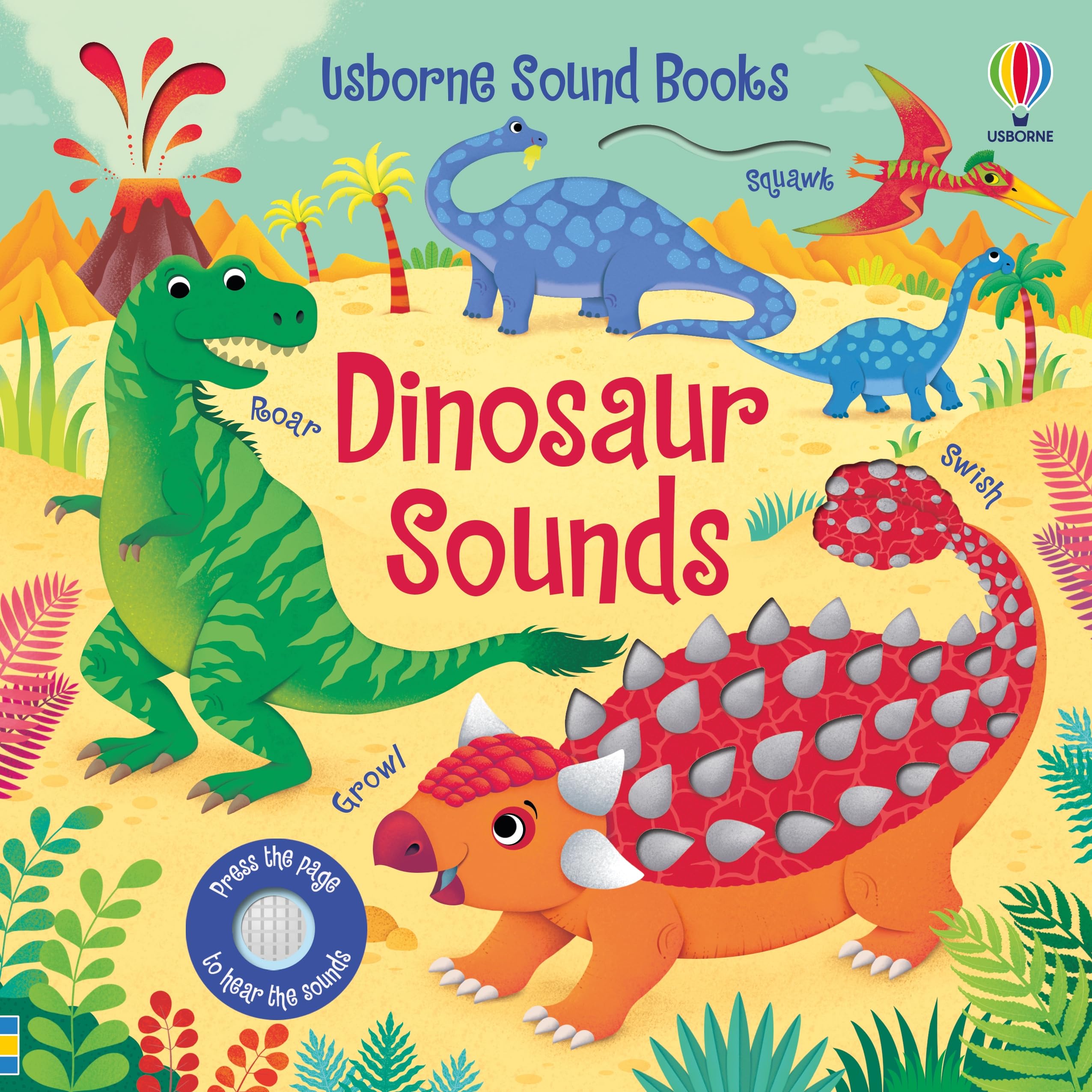 Dinosaur Sounds Book - Interactive Sound Book for Kids with Real Dino Noises | Fun Learning & Bedtime Reading