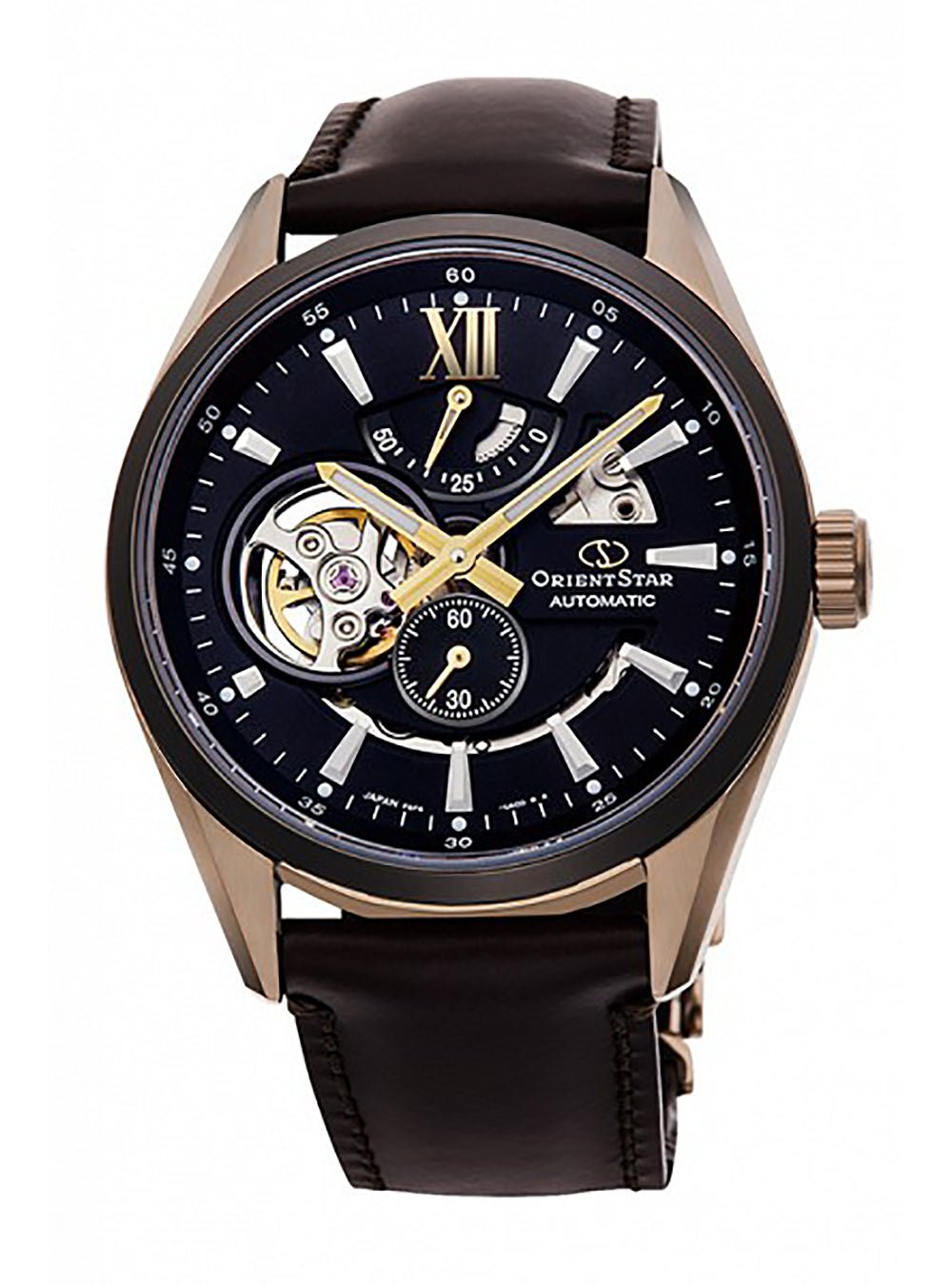 ORIENT STAR Modern Skeleton Watch RK-AV0115B - Japanese Made JDM Automatic Timepiece for Men | Luxury Dress Watch for Business & Formal Occasions
