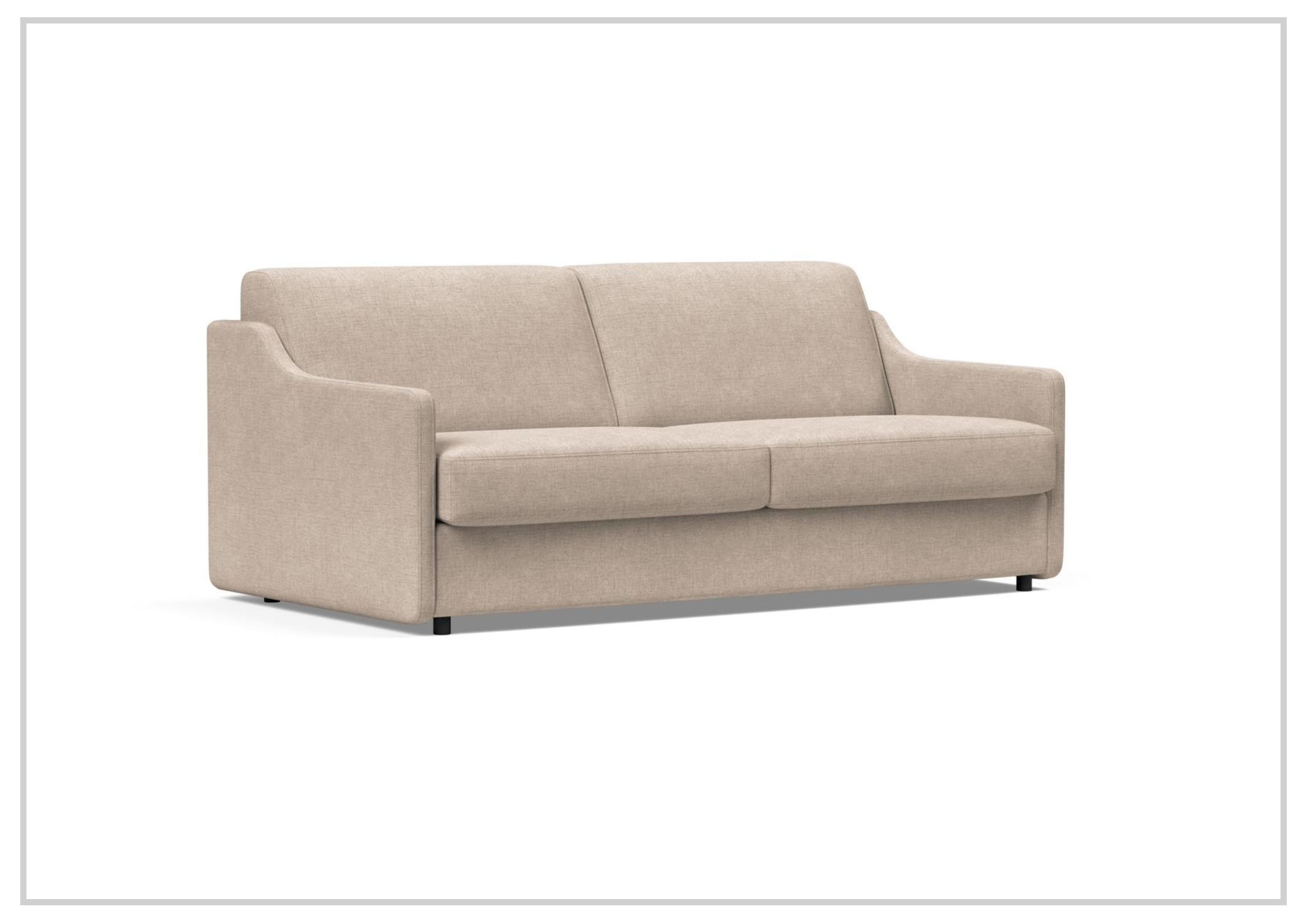 Innovation Living Carnell Fabric 2-Seater Queen Size Sofa Bed - Convertible Sleeper Sofa for Small Spaces, Guest Room & Apartment Living