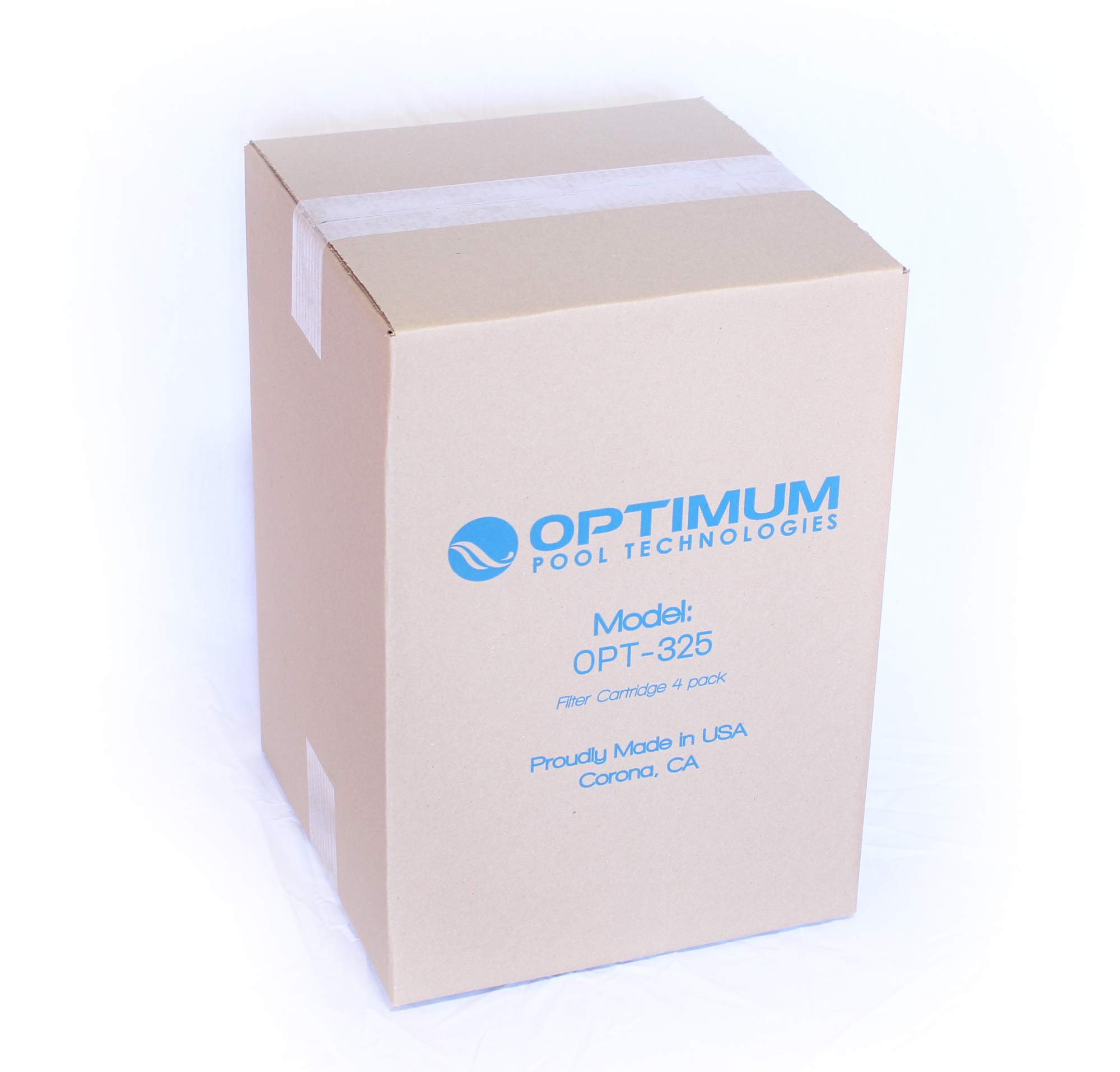 Optimum Pool Technologies® 4-Pack Pool Filter Cartridges - Compatible with Swim Clear C3020, C3025, C3030 & Super Star Clear C3000, C3000S - 325 SQ.FT Replacement Filters for Clean Swimming Pool Water - Perfect for Residential & Commercial Pool Maintenance