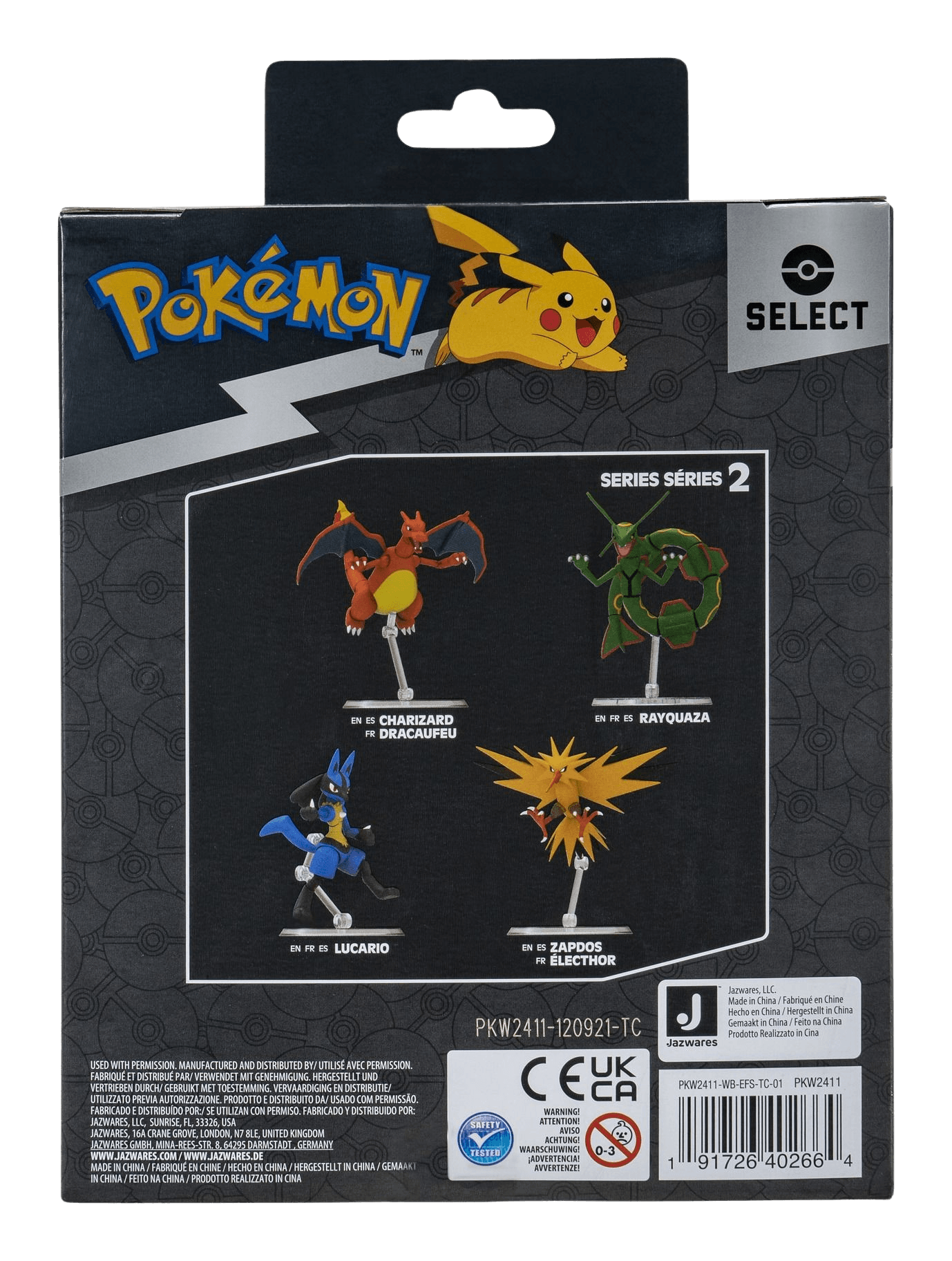 Jazwares Pokemon Select Lucario Action Figure (6 Inch) - Collectible Toy for Kids, Fans & Gift Ideas | Perfect for Play, Display & Pokemon Battles