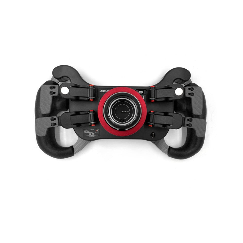 Simagic GT4 Carbon Fiber Steering Wheel Rim - High-Performance Racing Wheel for Sim Racing, Drifting & Gaming - Compatible with PC & PS4/PS5