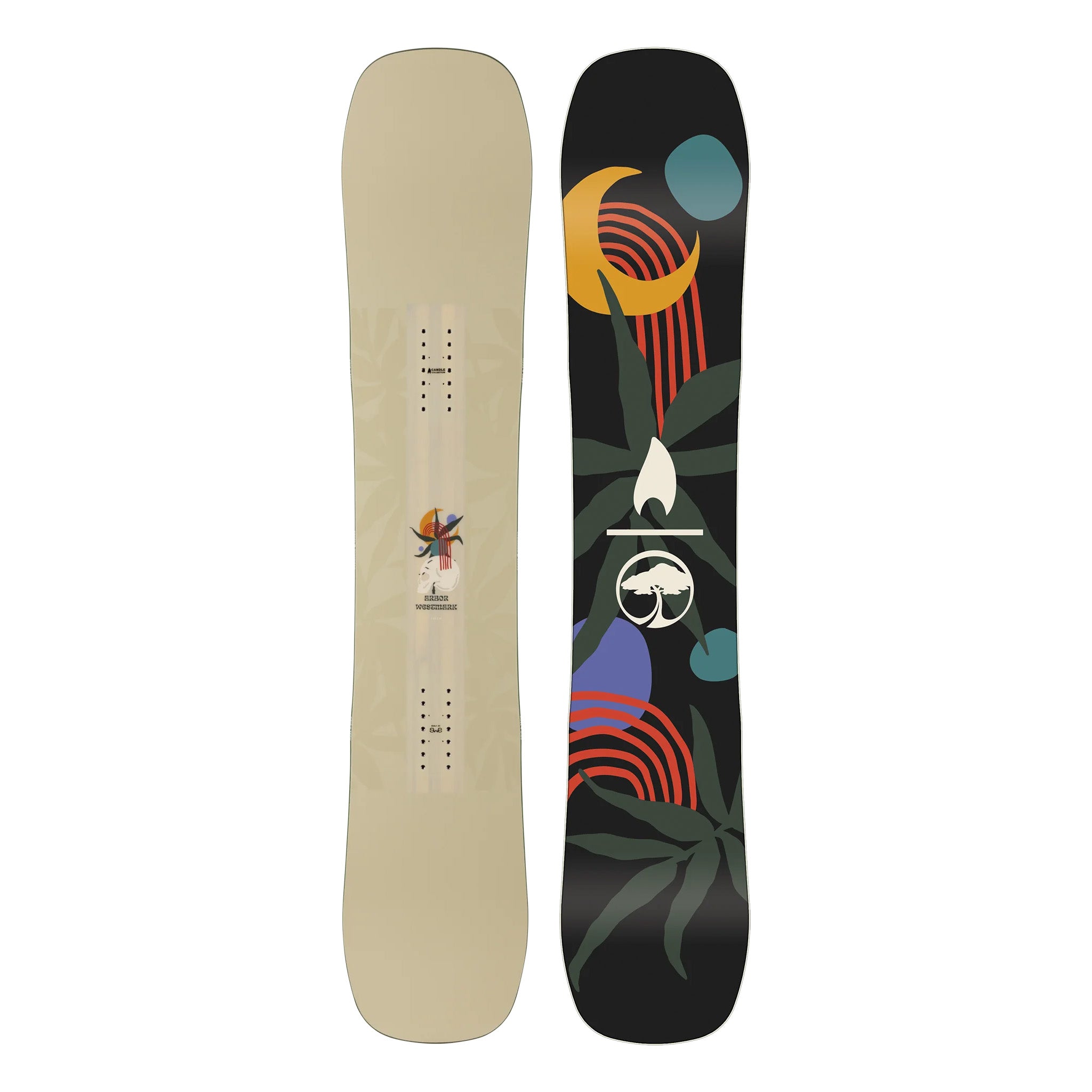 **2025 Arbor Westmark Rocker Snowboard - All-Mountain Freestyle Snowboard for Men & Women - Perfect for Park, Powder & Groomed Runs**