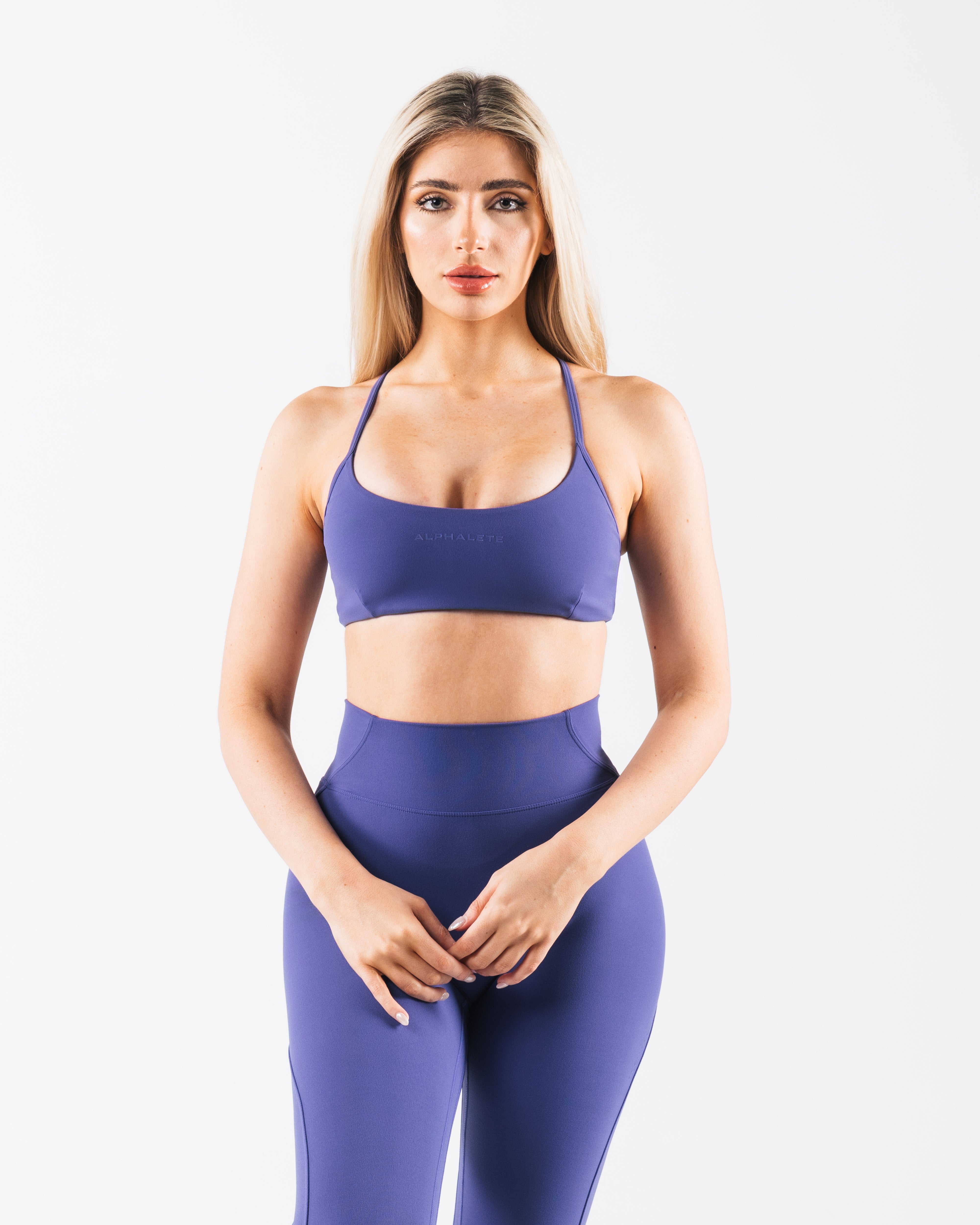Aura 3 Strap Comfort Bra - Wireless Support for Women - Arctic Sky Blue - Perfect for Yoga, Workouts & Everyday Wear