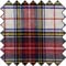 White/Maroon Plaid