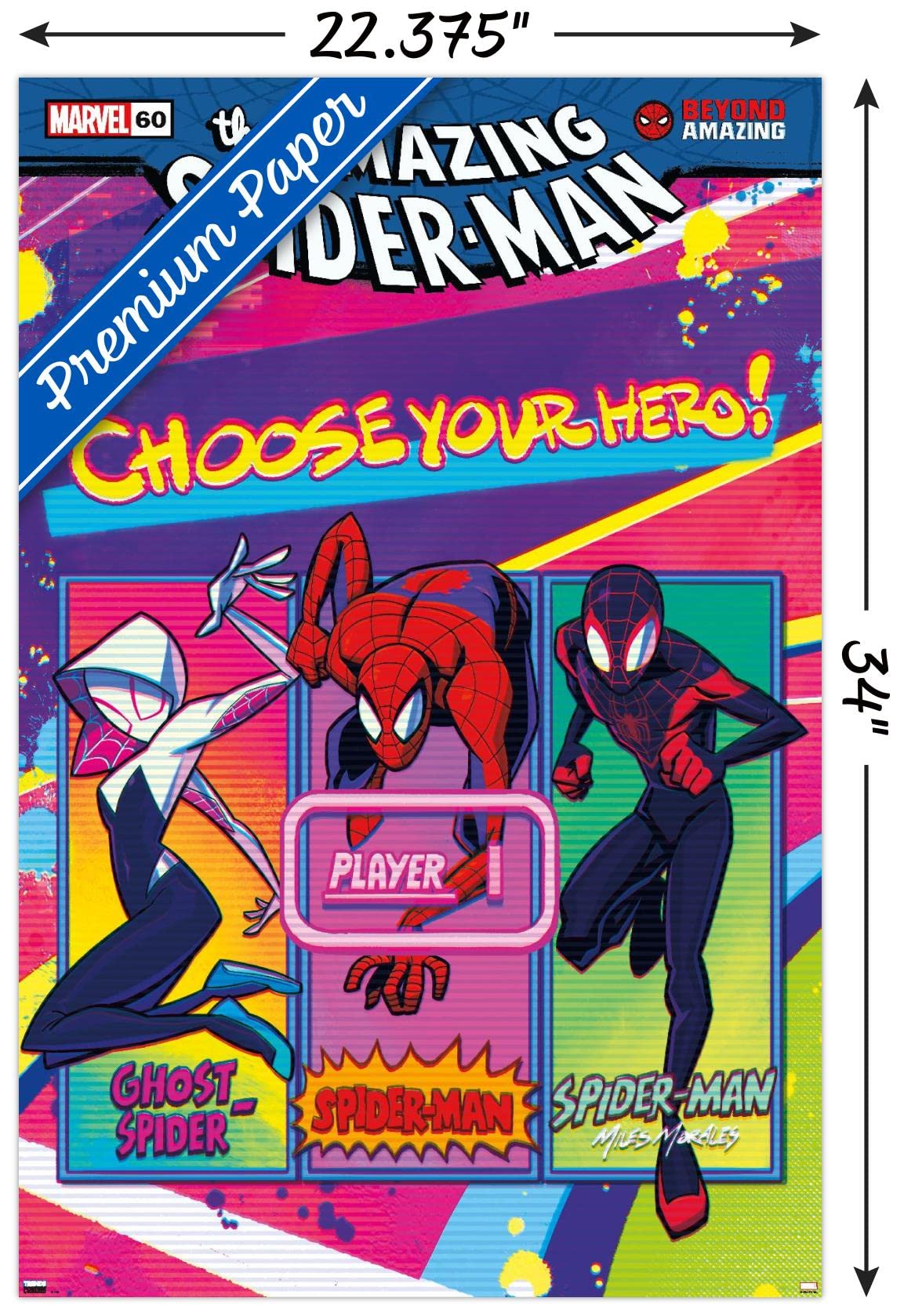 Marvel Comics Spider-Man: Beyond Amazing Wall Poster - Premium Unframed 34