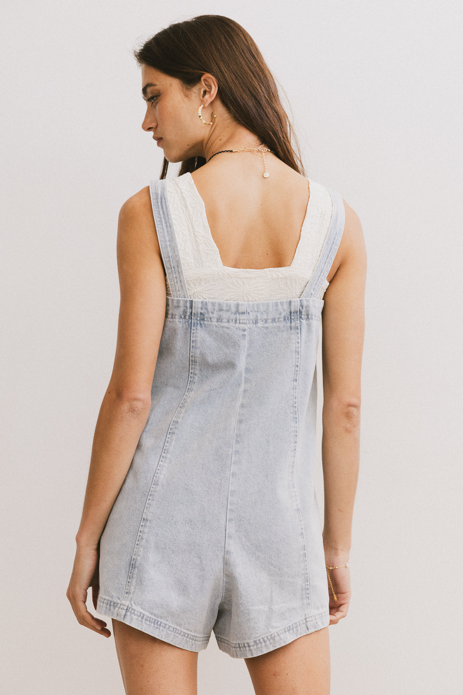 Alfie Denim Romper for Women - Stylish & Comfortable Jumpsuit with Pockets | Perfect for Casual Outings, Summer Wear & Street Fashion