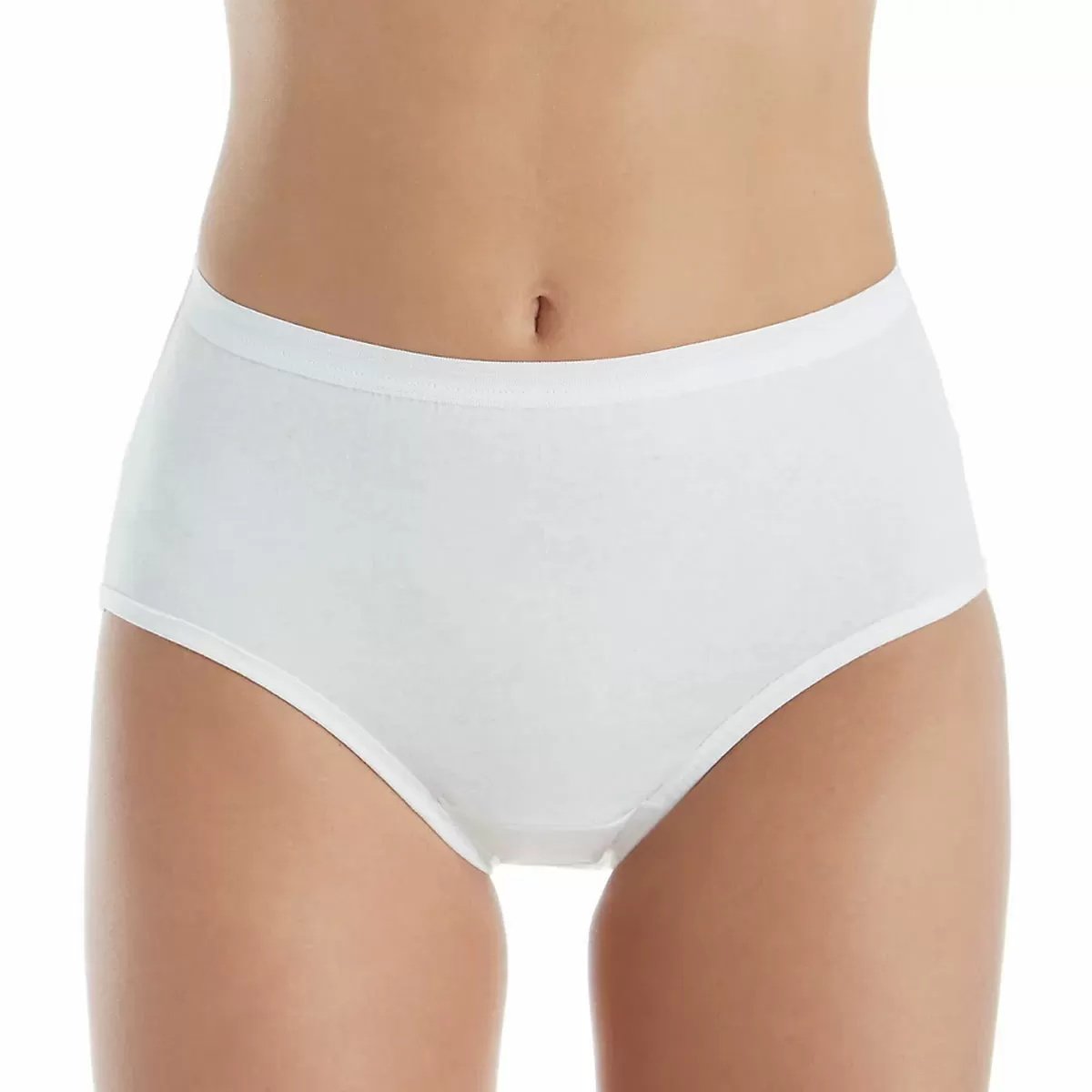 Fruit of the Loom Women's Cotton Brief Underwear 6-Pack - Soft Comfortable Panties for Everyday Wear, Workout & Sleep