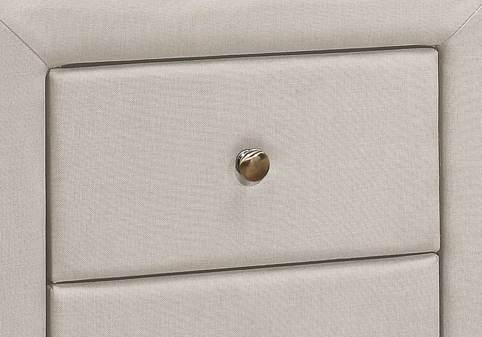 21H Beige Linen Nightstand - Modern Bedroom Side Table with Drawer, Sturdy Wooden End Table for Bedroom Decor, Perfect for Storing Books, Lamps & Bedroom Essentials