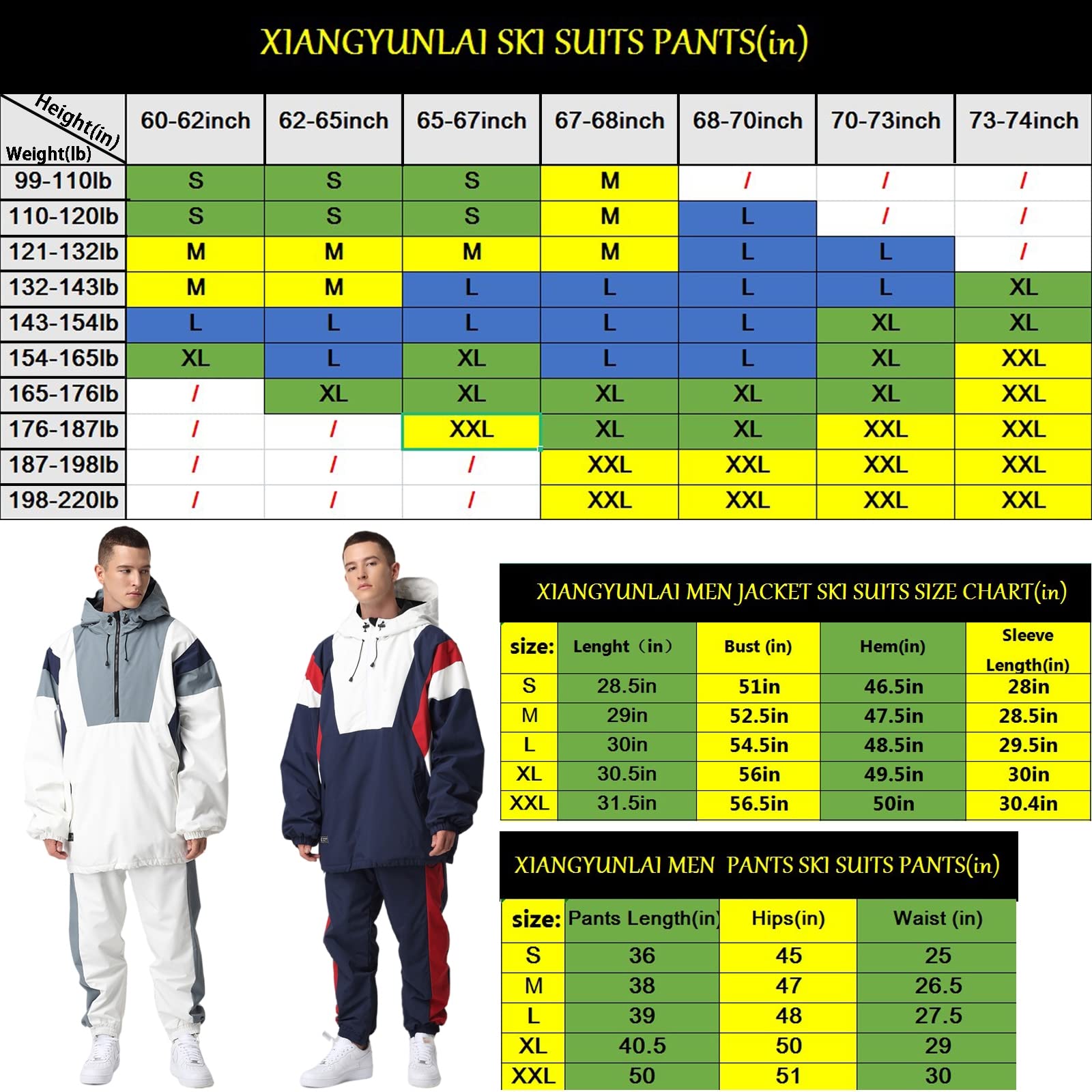 Men's -30°F Ski Suit Set - Windproof Waterproof Snowboarding Jacket & Pants for Extreme Cold Weather - Winter Sports Gear for Skiing, Snowboarding & Outdoor Adventures - Pink