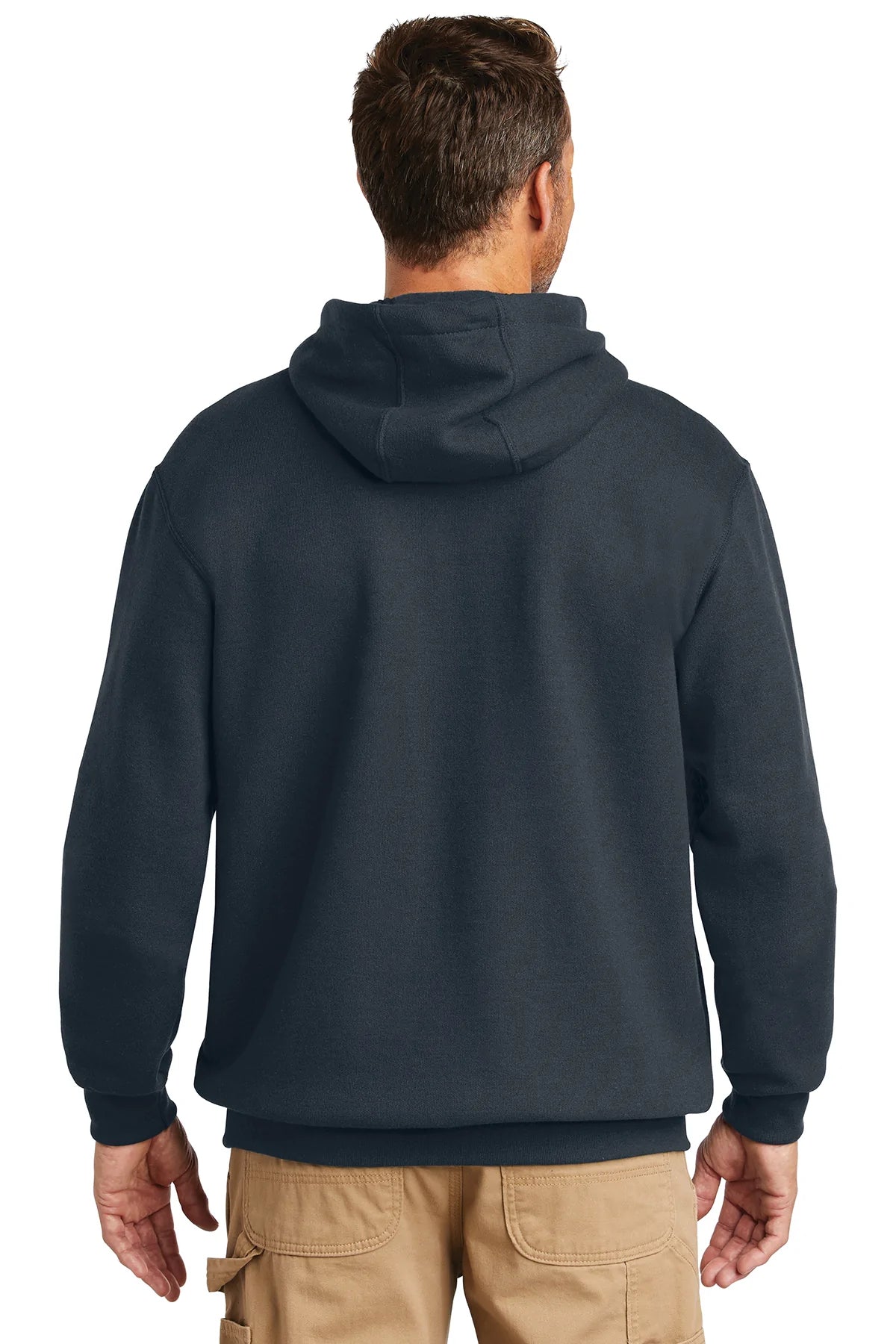 Carhartt Midweight Branded Hoodies for Men & Women - New Navy Blue Pullover Sweatshirt - Warm Casual Wear for Work, Outdoor & Everyday Use