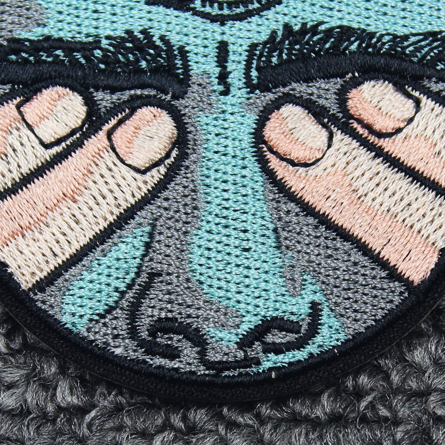 DIY MUNAN Embroidered Iron-On/Sew-On Patch - Funny 'I See What I Don't Want to See' Applique Badge for Jackets, Hats, Bags & Denim - Custom Clothing Embellishment for Teens & Adults