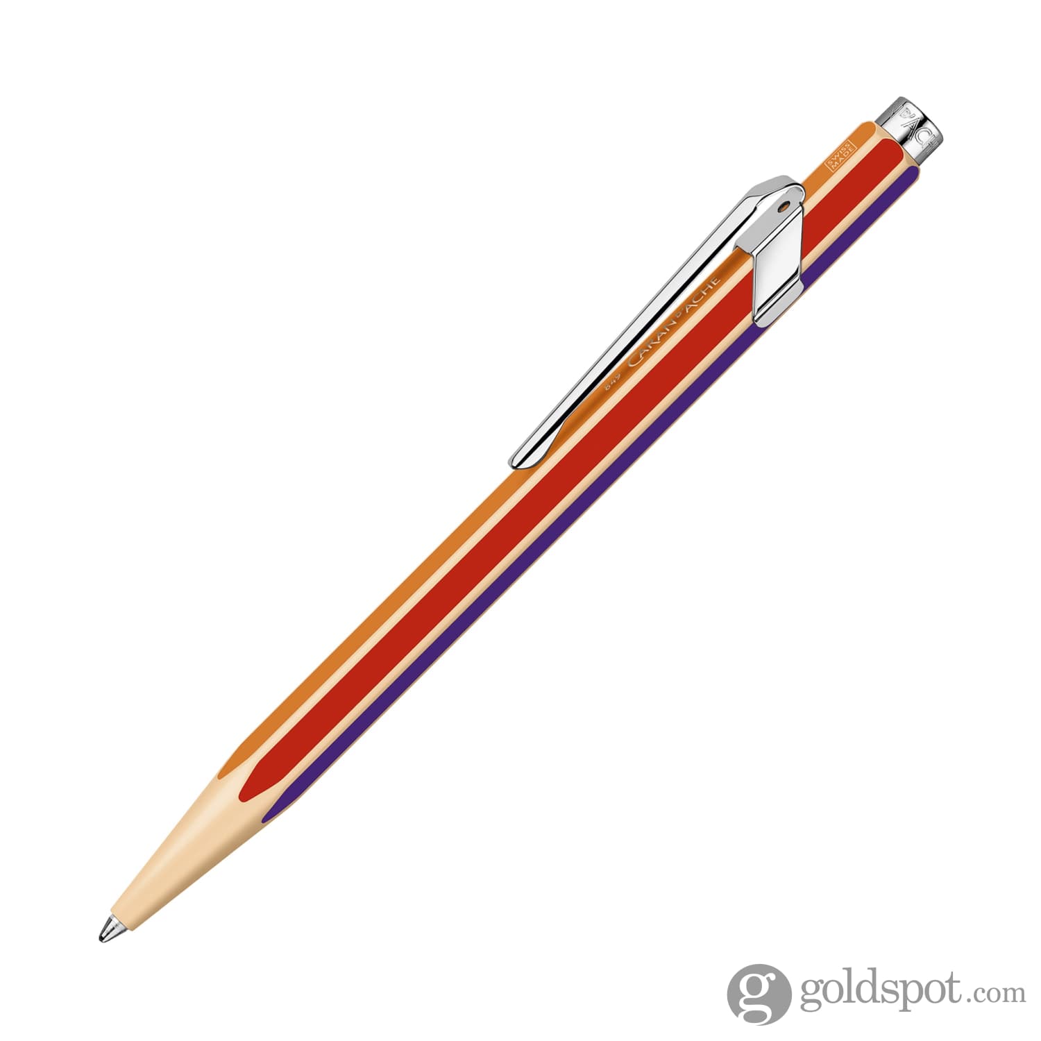 Caran D'ache 849 Color Treasure Ballpoint Pen Set - Vibrant Yellow, Red & Pink Ink Pens for Writing, Journaling & Gift Giving | Premium Swiss Made Pens for Office, School & Artistic Use