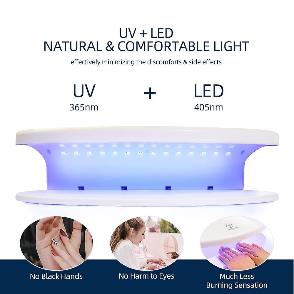 Professional UV LED Nail Lamp 256W - Fast Curing Gel Polish Dryer for Salon & Home | Manicure, Pedicure & Nail Art Application