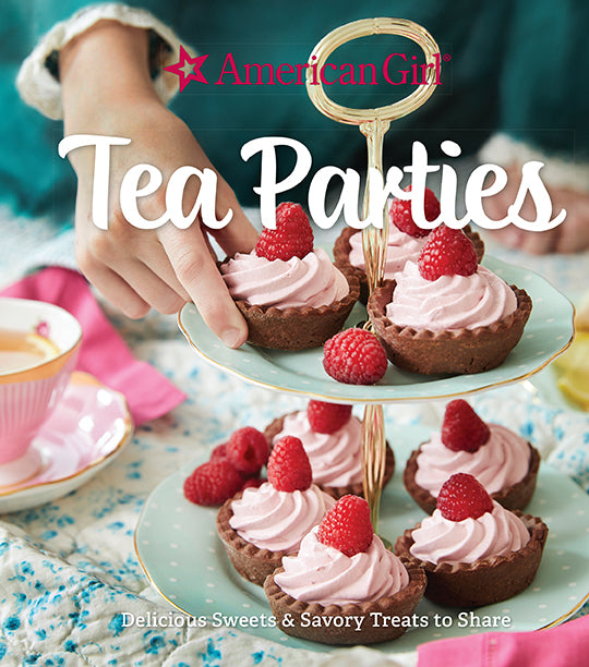 American Girl Tea Party Set - Elegant Tea Set for Kids with Cups, Saucers & Teapot - Perfect for Birthday Parties, Playdates & Pretend Play