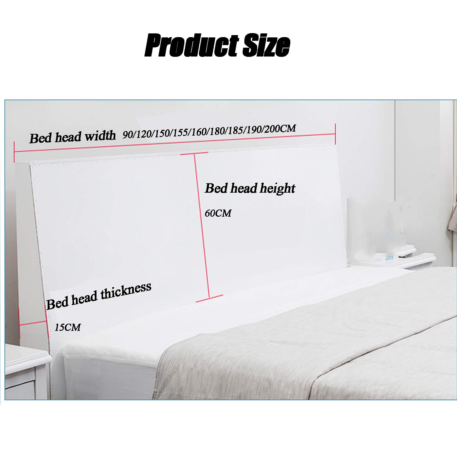 SYTH Headboard Wedge Pillow - Triangular Bed Backrest Cushion for Daybeds & Headboards | Perfect for Reading, Watching TV, and Relaxing in Bed