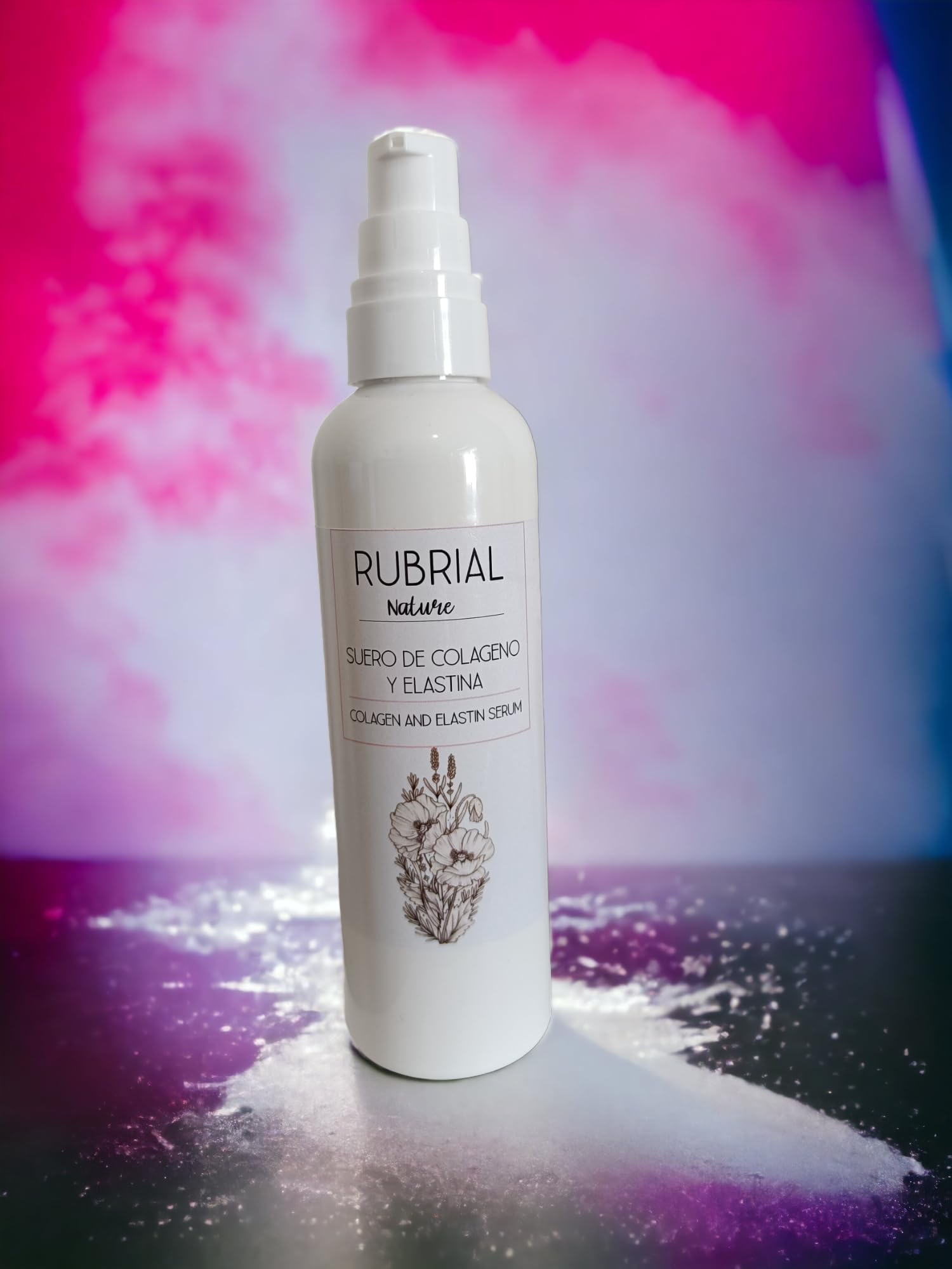 Authentic Rubrial Collagen and Elastin Serum - Anti-Aging Face Serum for Wrinkles & Fine Lines - Hydrating & Firming Skin Care - Suero De Colageno Y Elastina - Perfect for Night Routine & Daily Skincare Regimen