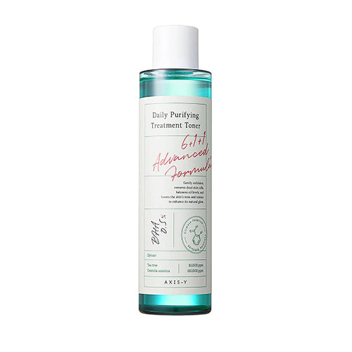 AXIS Y Daily Purifying Treatment Toner 200ml - Korean Skincare for Acne-Prone & Oily Skin - Hydrating & Clarifying Facial Toner for Daily Routine