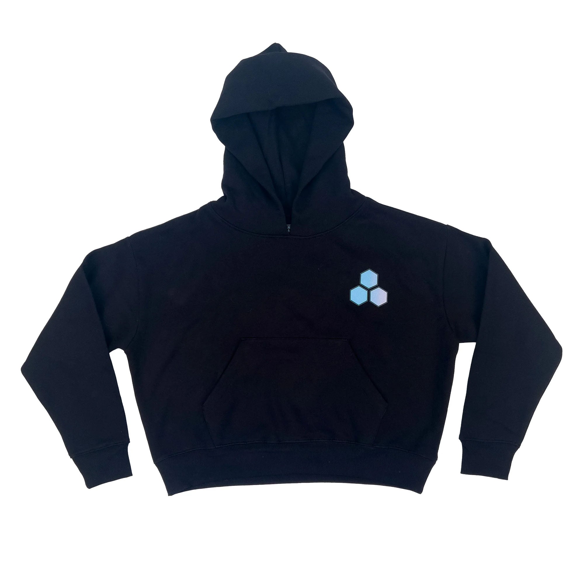 Channel Islands Fade Flag Women's Hoodie - Black | Soft Fleece Pullover with Vintage Surf Style | Perfect for Beach Days & Casual Streetwear
