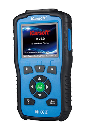 iCarsoft LR V1.0 Auto Diagnostic Scanner for Land Rover & Jaguar - Oil Service Reset, Battery Test - New Version i930 (Blue) | Professional Car Repair & Maintenance Tool for DIY Mechanics