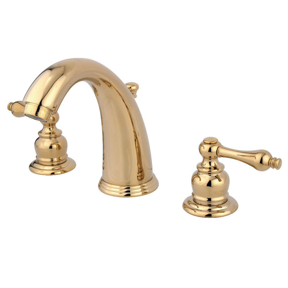 Kingston Brass GKB988AL Widespread Bathroom Faucet - 8 Inch Centerset, Oil Rubbed Bronze Finish, High Arc Spout - Perfect for Modern Bathroom Vanities and Powder Rooms