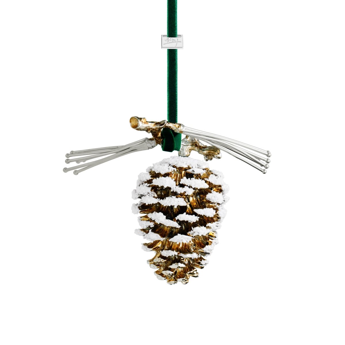 Pine Cone Christmas Ornament - Snowy Winter Decor for Tree, Wreath, and Holiday Home Decoration | Perfect for Christmas, Winter, and Festive Season Decorating
