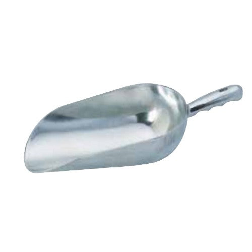 Premium 24 oz Cast Aluminum Scoop - Heavy Duty Kitchen Utensil for Baking, Cooking & Serving - Ideal for Flour, Sugar, Rice & Pet Food