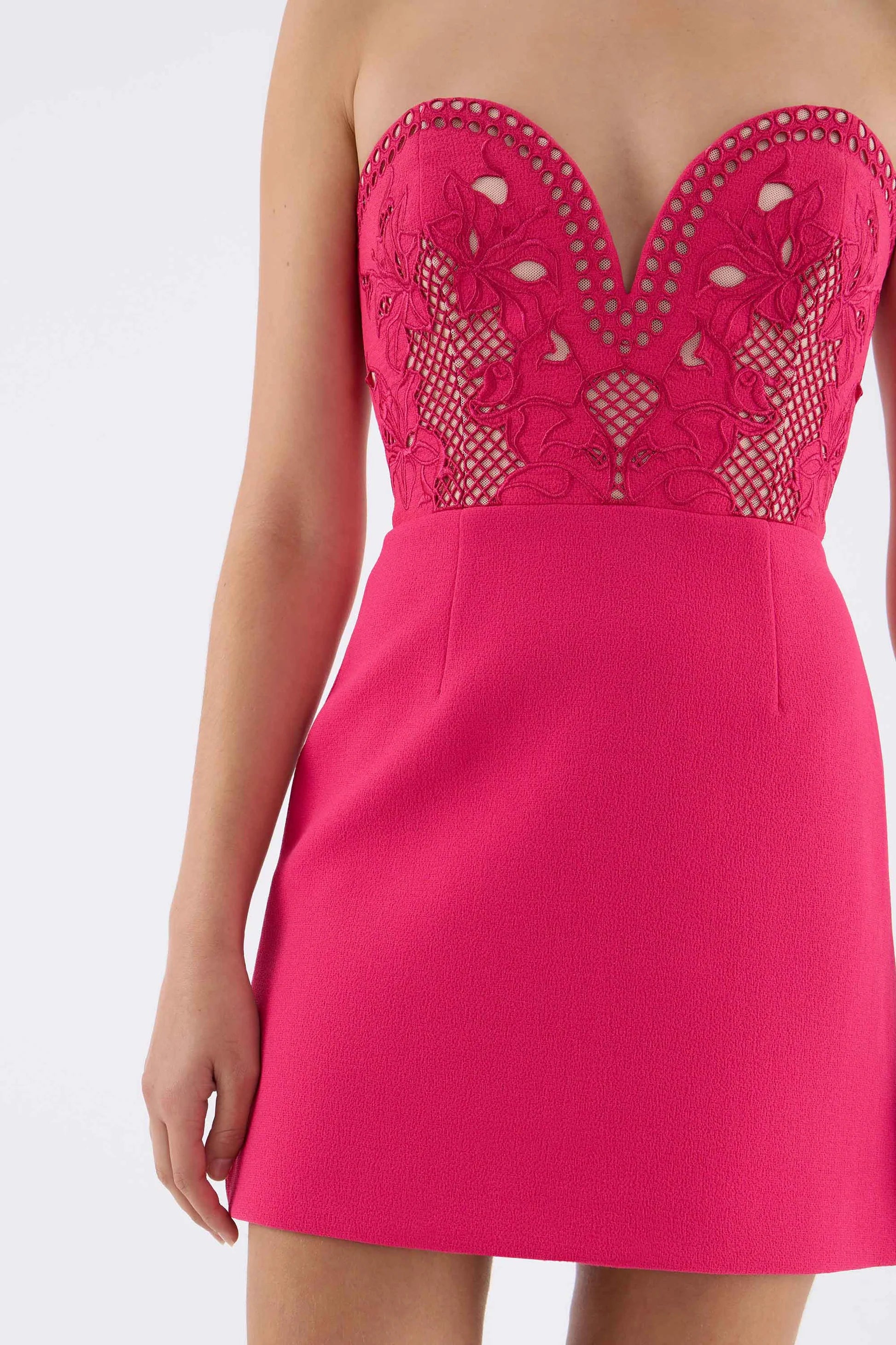 Claudia Mini Dress for Women - Flirty Raspberry Red Summer Party Dress | Perfect for Cocktail Parties, Date Nights & Beach Vacations
