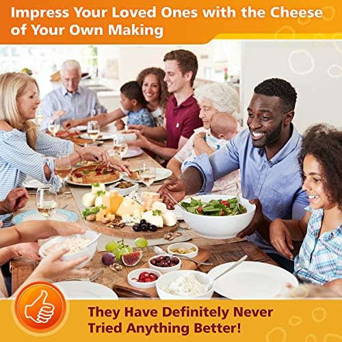 Grand Way Cheese Mold Kit with Follower & Reusable Cheesecloth - 100% Cotton Cheese Making Supplies for Pressing & Straining - Perfect for Homemade Paneer, Ricotta & Hard Cheeses - DIY Cheese Press Set for Beginners & Artisans