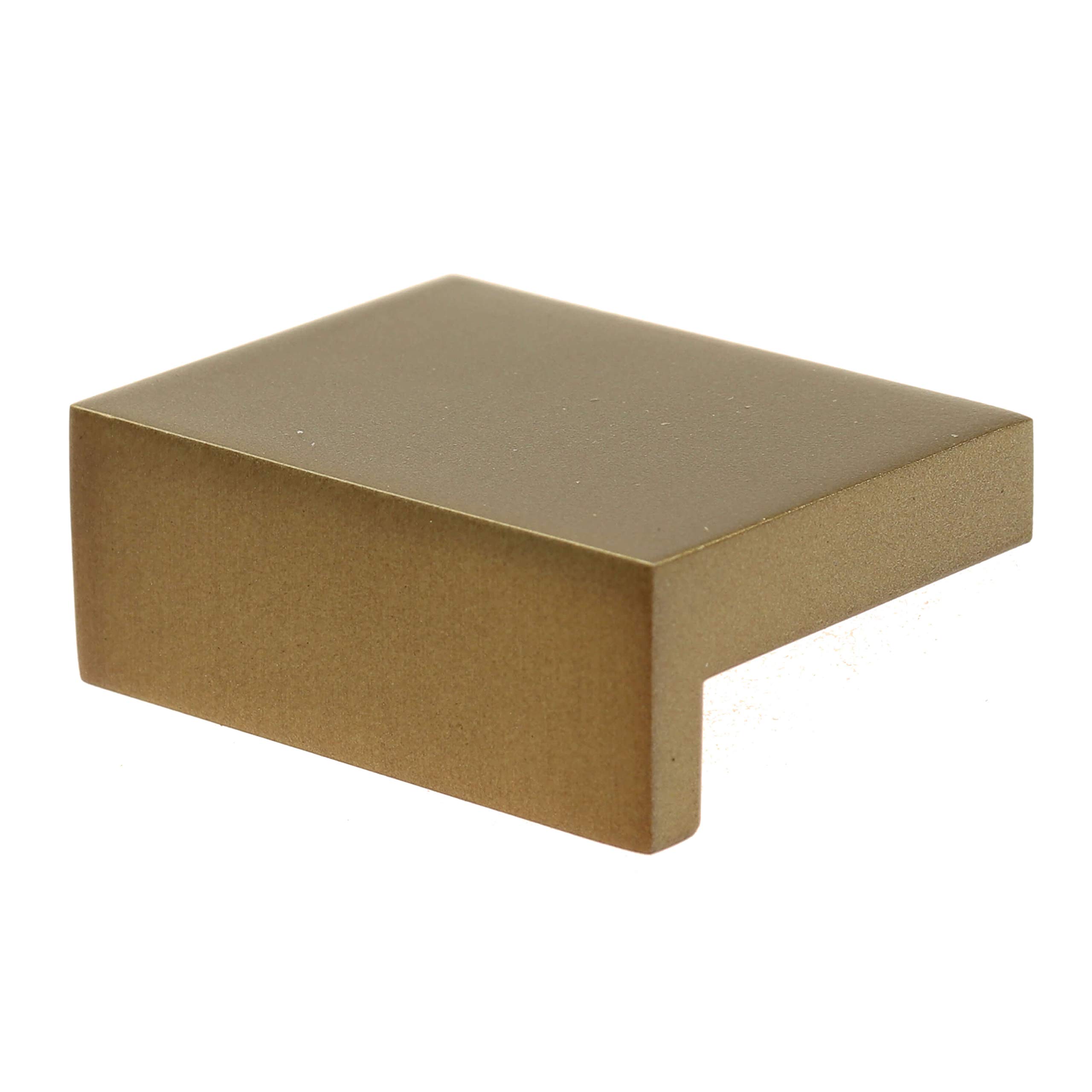 1-1/2 Inch Modern Rectangular Dresser Drawer Pulls - Satin Gold Cabinet Knobs (10 Pack) - Perfect for Bedroom Furniture, Kitchen Cabinets & DIY Home Decor