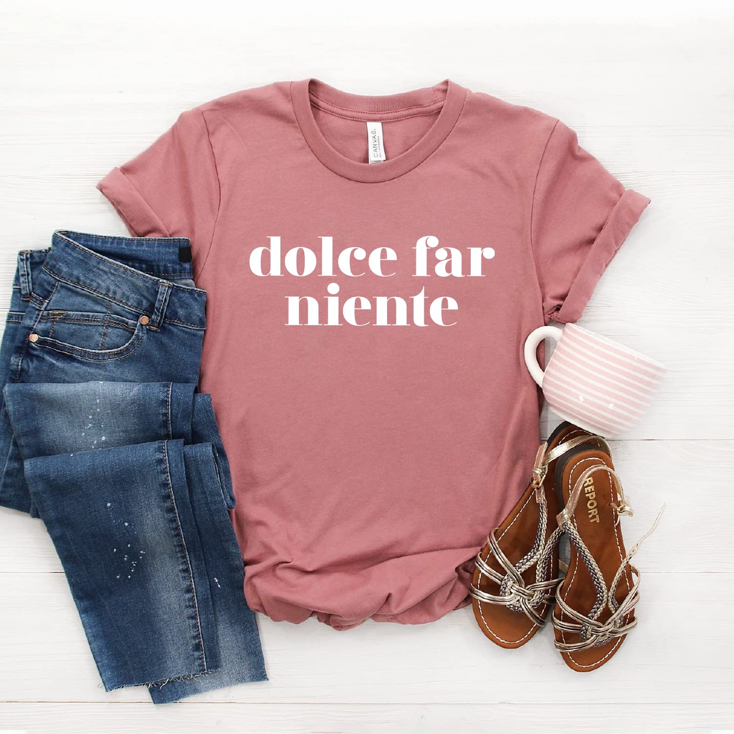 Dolce Far Niente Italian Travel T-Shirt - Soft Unisex Tee with 'Ciao' Print - Perfect Italy Vacation Shirt & Gift for Lovers of Italian Culture (Ideal for Travel, Sightseeing & Casual Wear)