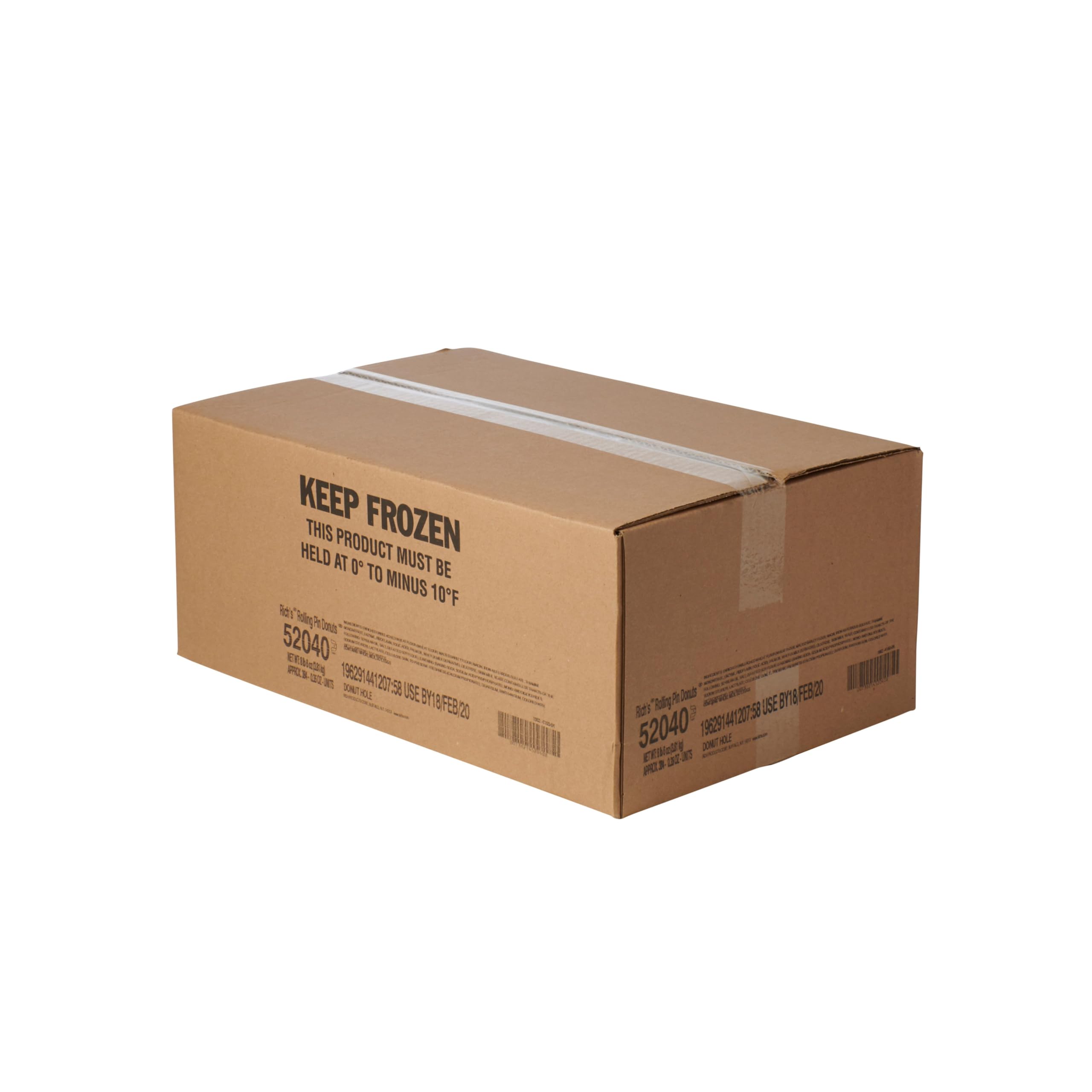 Rich's Rolling Pin Donuts - Yeast Raised Donut Holes, 0.35oz (384 Count) - Perfect for Cafes, Bakeries, and Catering Events