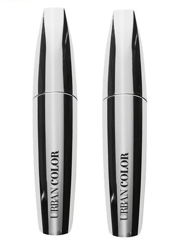Urban Color London Ultimate Lash Mascara - 9ml (Pack of 2) | Volumizing & Lengthening Mascara for Dramatic Lashes | Perfect for Day to Night Makeup & Special Occasions