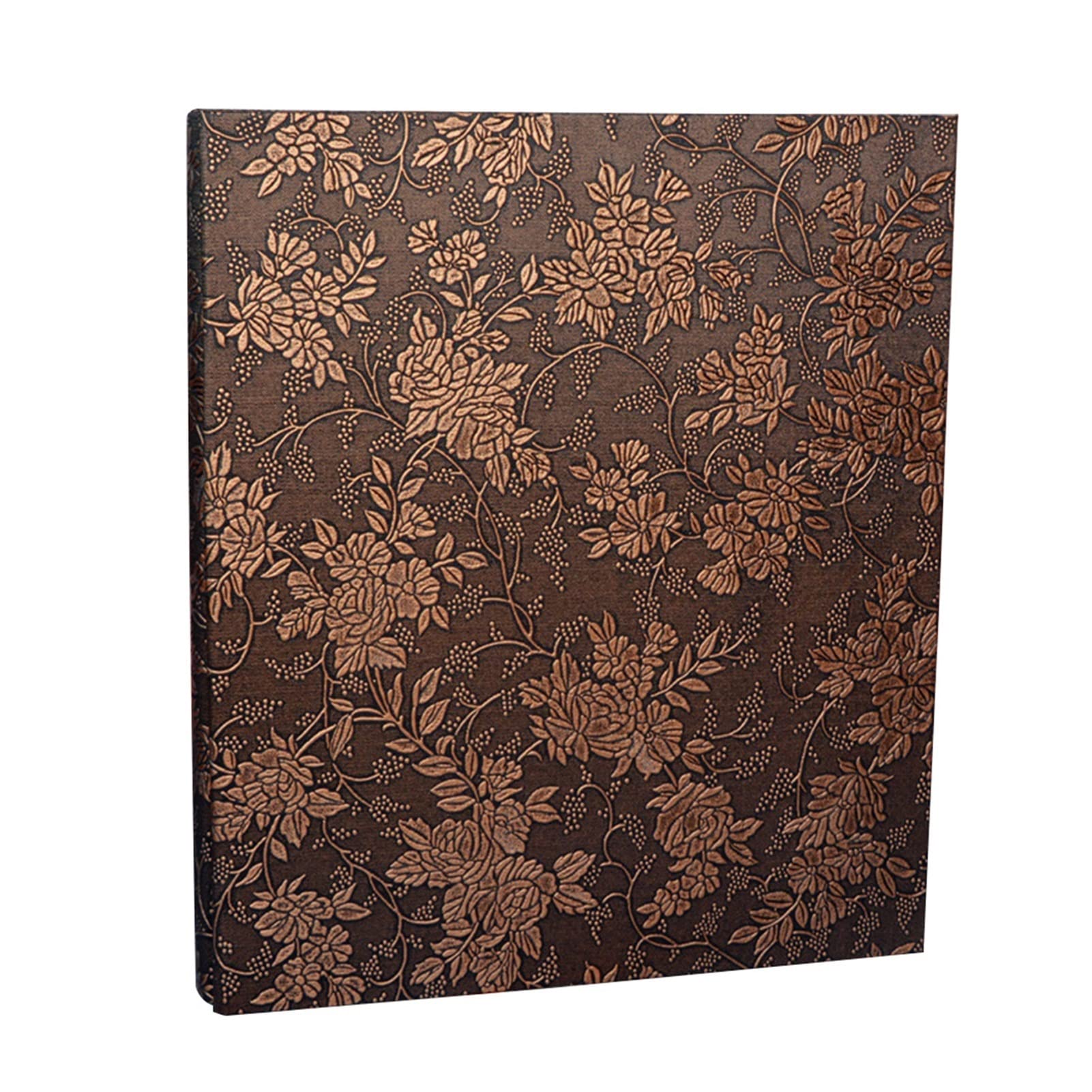 DIY 6 Inch PU Leather Photo Album - 600 Pockets Large Capacity for Family Travel, Baby Photos & Home Decoration | Perfect Gift for Weddings, Anniversaries & Memory Keeping (Noir)
