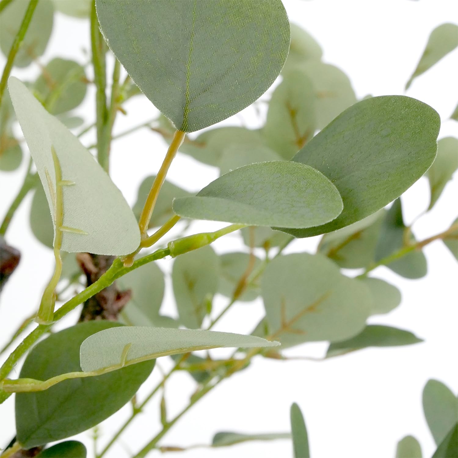 Artificial Eucalyptus Silk Tree in Geometric Planter - 66
