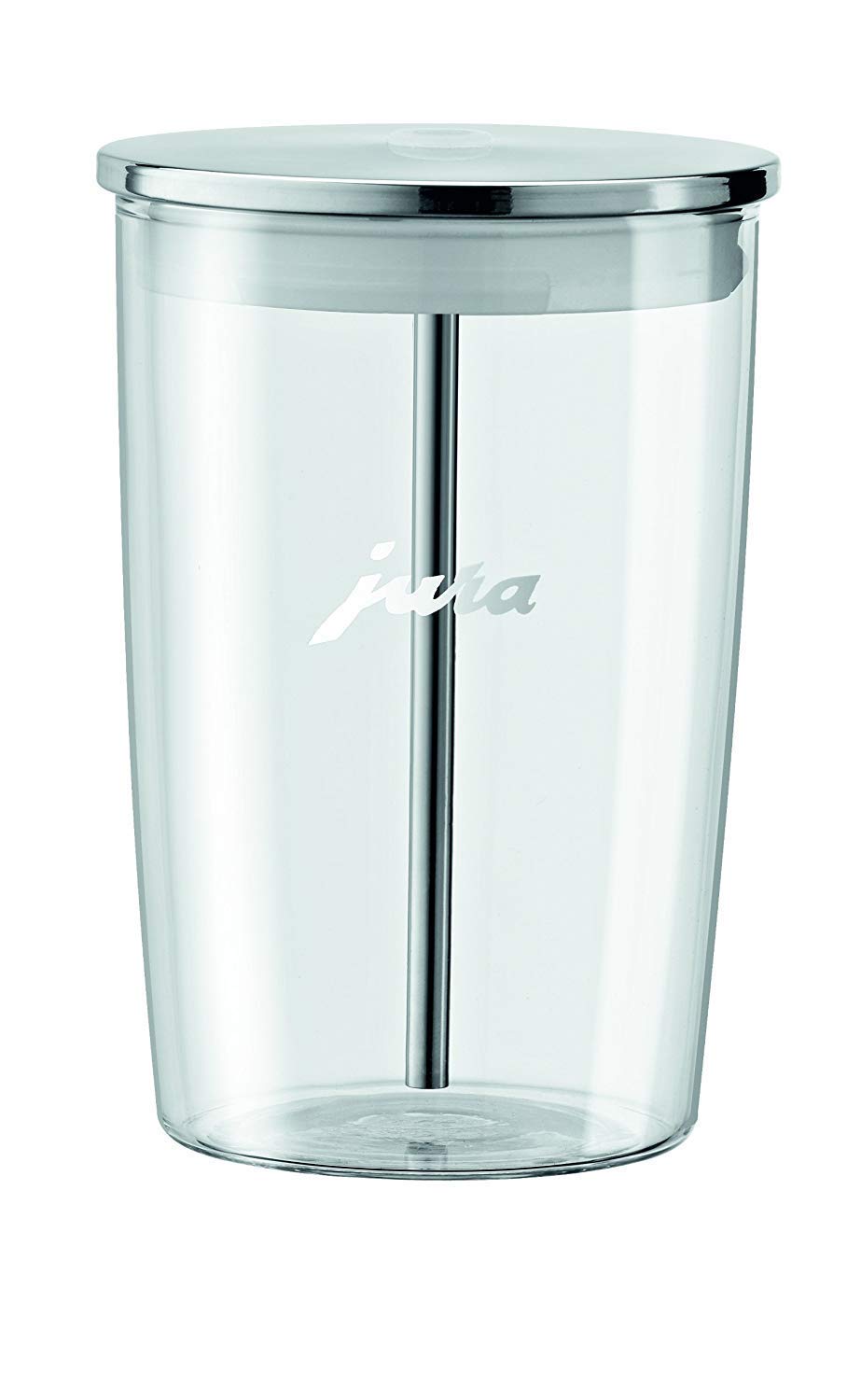 Jura 72570 Glass Milk Container - Clear, 3-Pack - Perfect for Coffee Machines, Espresso Makers & Milk Frothers