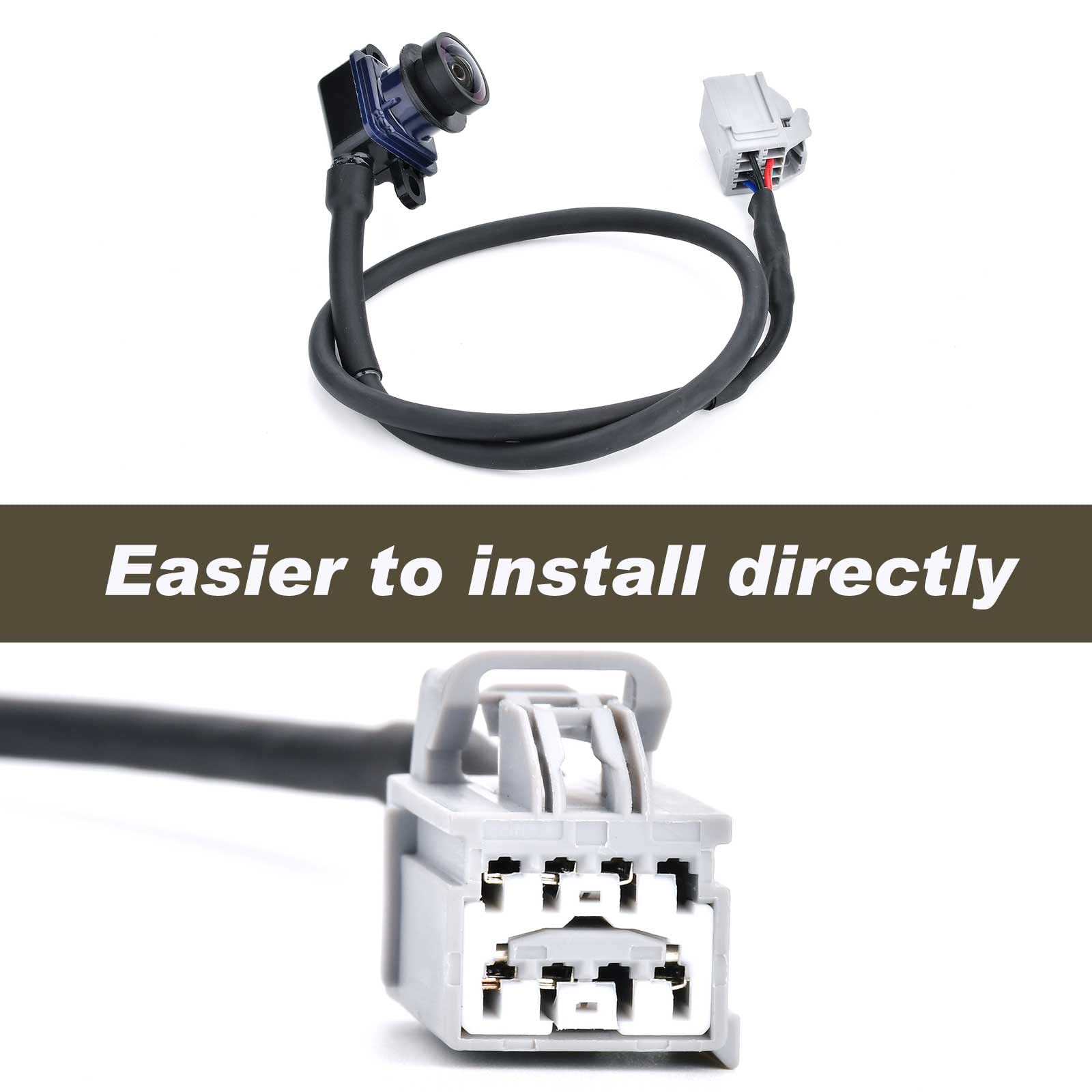 Dodge Dart Backup Camera 2013-2016 | HD Rear View Parking Assist Camera | Replacement for OEM# 56038990AA & 1WY78GW7AA | Perfect for Night Driving & Tight Parking Spaces