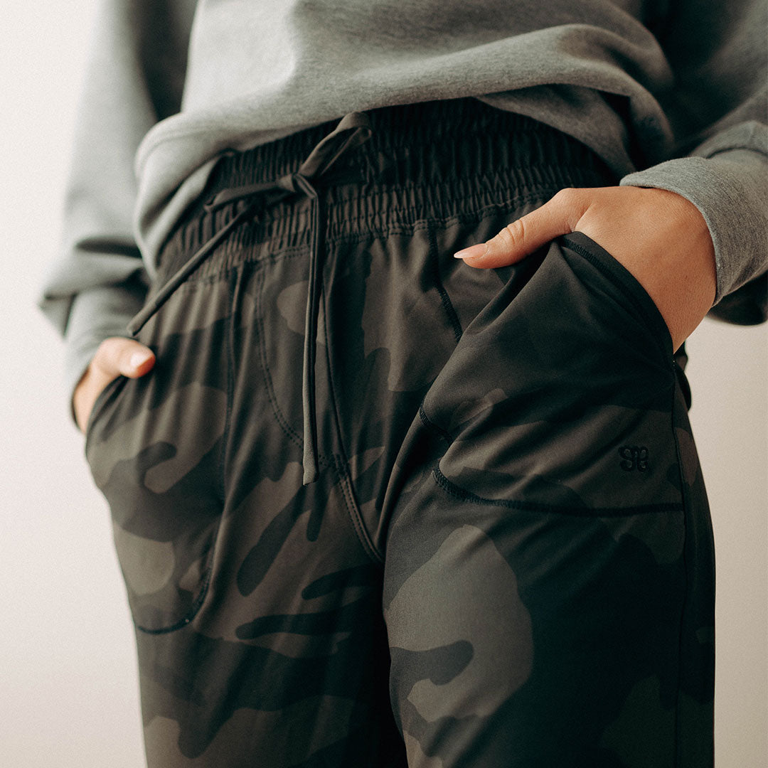 Camo Destination Joggers for Men - Comfortable Camouflage Casual Pants for Outdoor, Gym & Lounge Wear