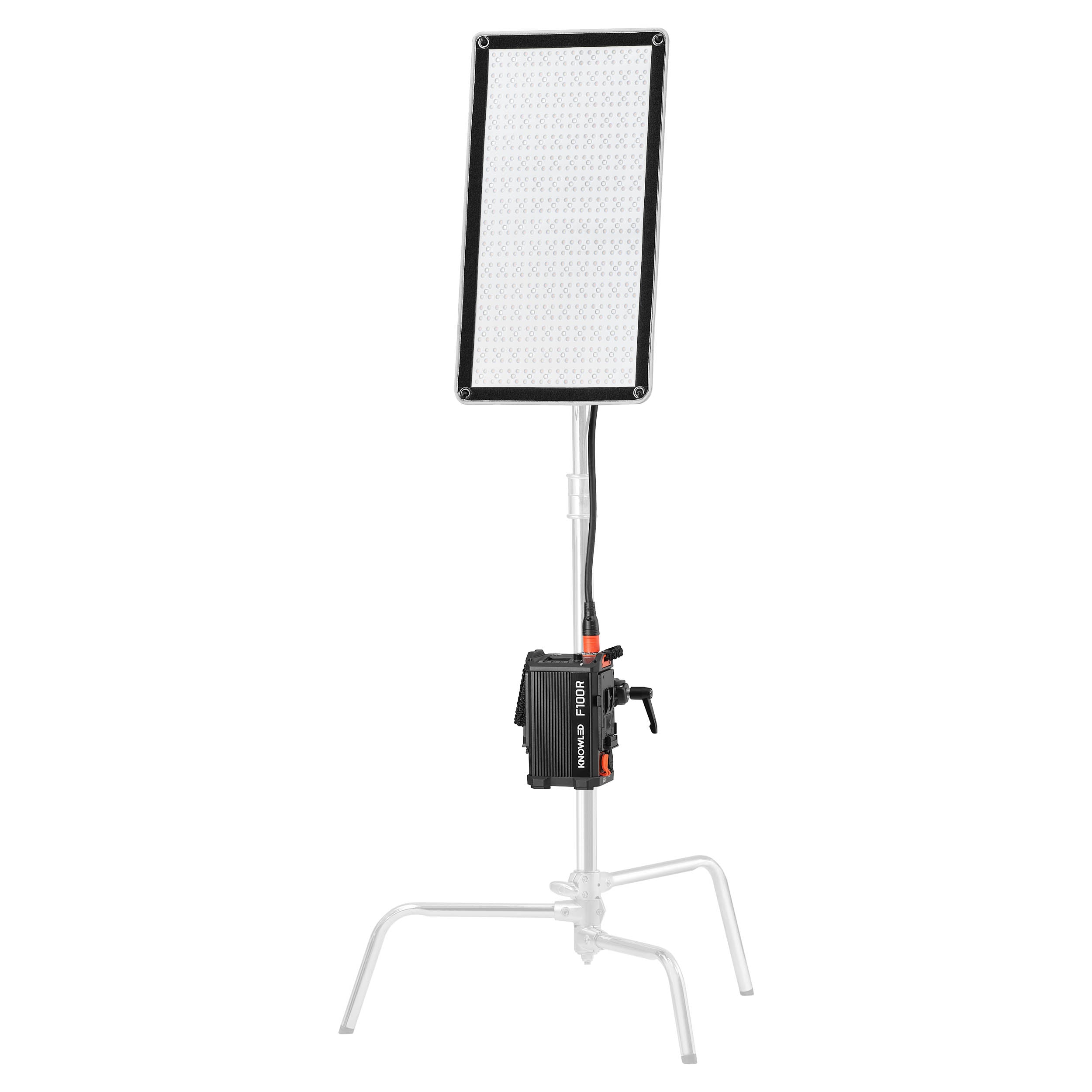KNOWLED F100R K2 1'x2' IP54 Waterproof Flexible RGB LED Panel with Softbox Kit - Professional Cine Lighting for Photography, Videography & Studio Production