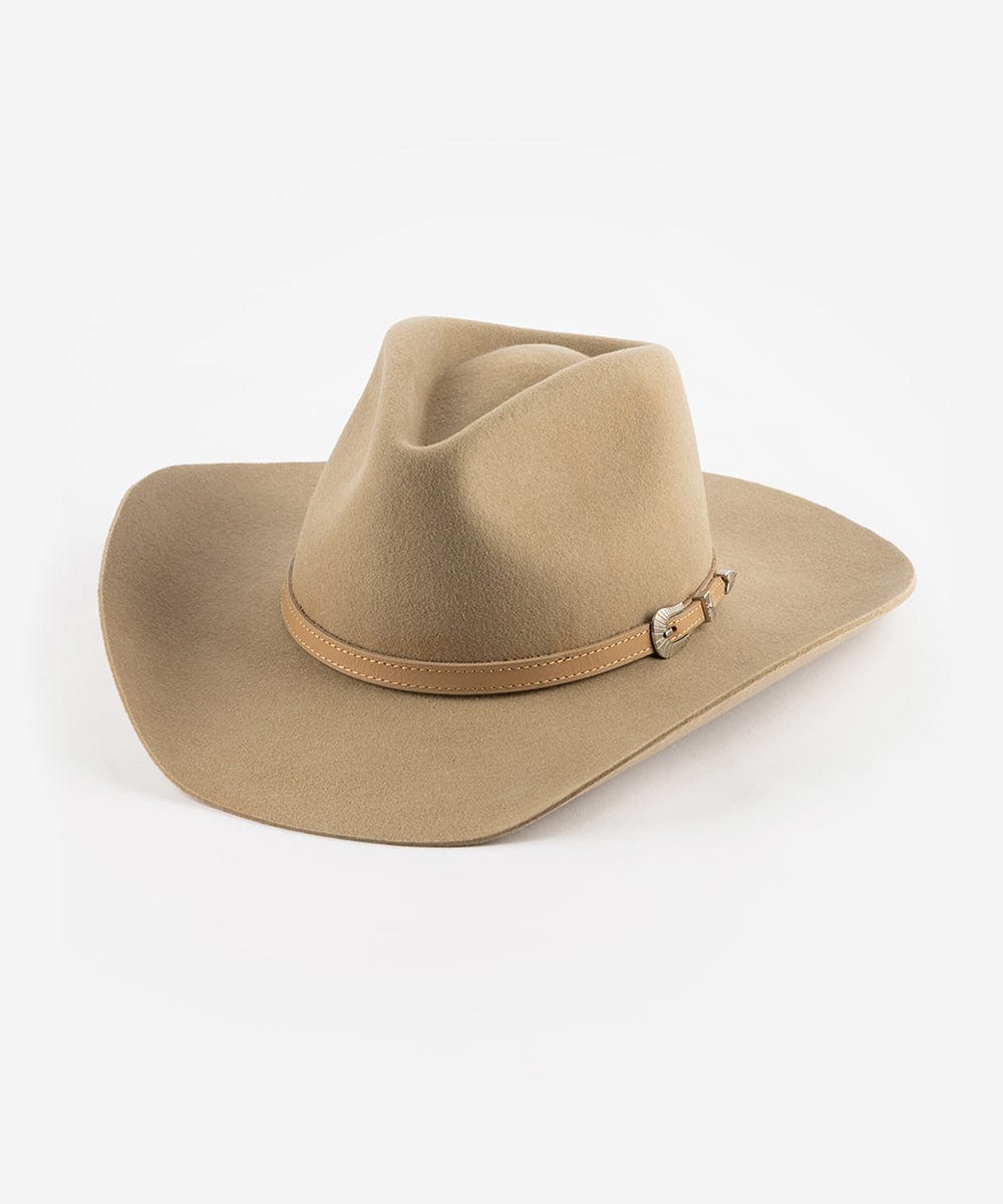 Dean Rancher Cowboy Hat for Men - Genuine Leather Western Cowboy Hat with Adjustable Chin Strap - Perfect for Rodeo, Horse Riding, and Outdoor Adventures