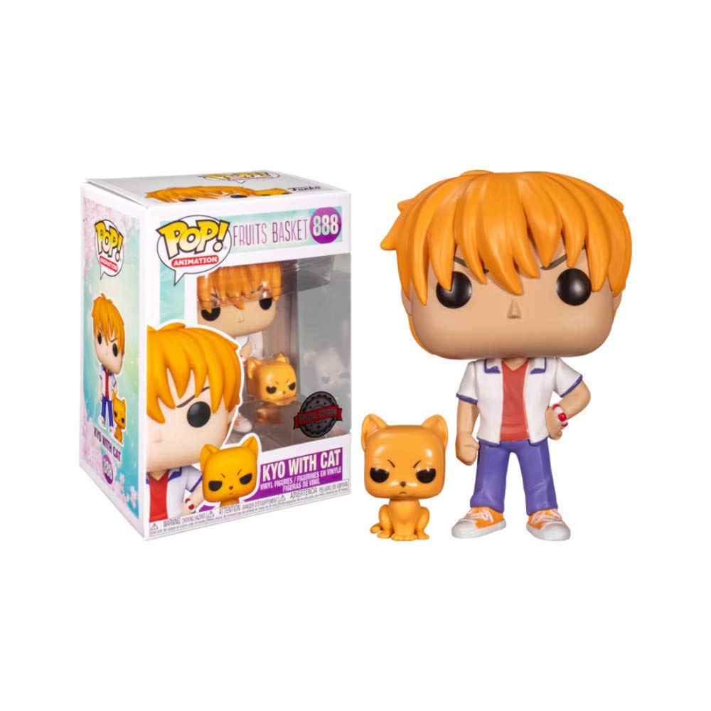 Funko POP! Animation #888 - Kyo with Cat Exclusive Vinyl Figure | Jujutsu Kaisen Collectible Toy for Anime Fans | Perfect for Display, Gifts, and Anime Collections
