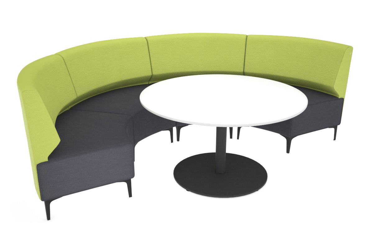 Mondo Half Circle Lounge Chair - Modern Accent Chair for Living Room, Bedroom, or Office - Perfect for Relaxing, Reading, and Lounging