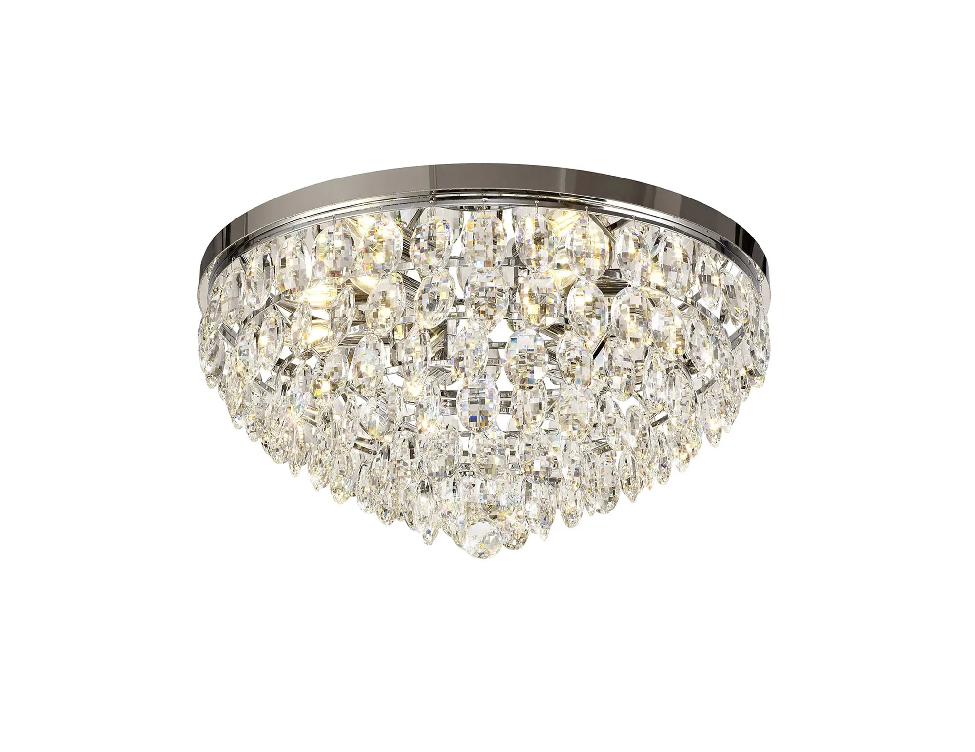 Consten Flush Ceiling Light Fixture with E14 Socket - Perfect for Bedroom, Hallway & Small Space Lighting